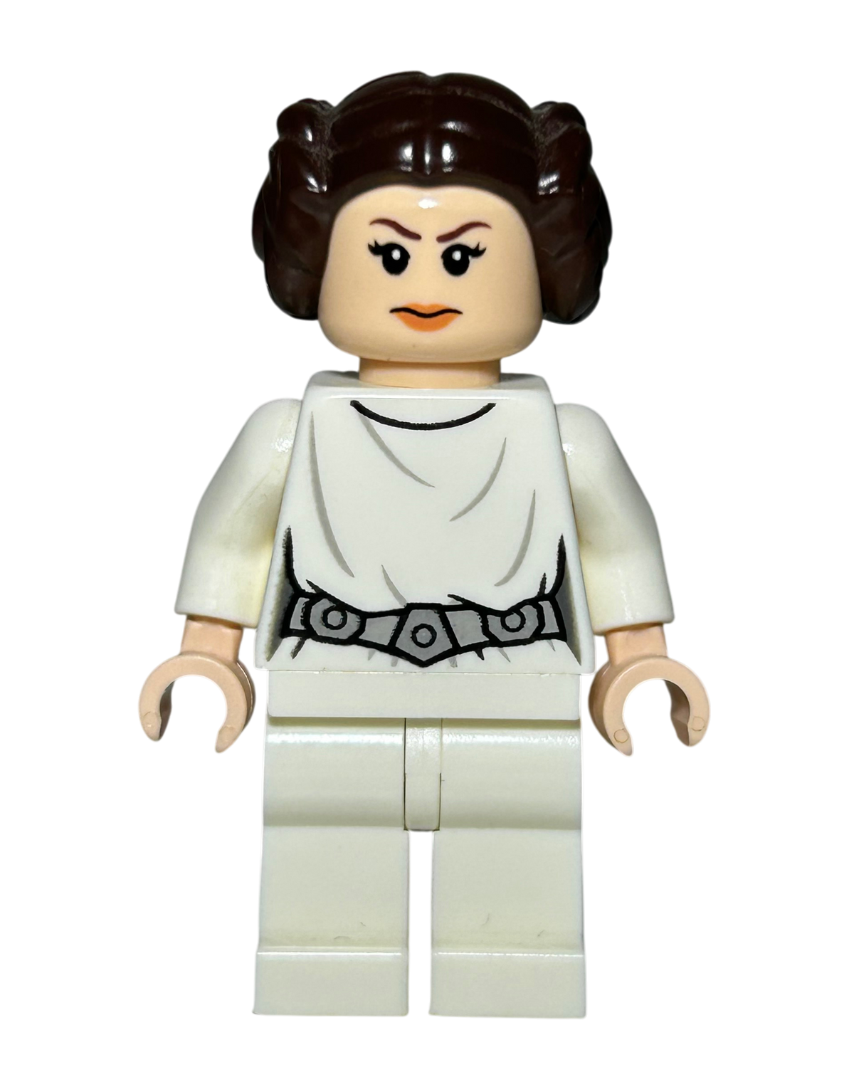 Prinzessin Leia SW0779 LEGO Star Wars Minifigur Vorderansicht brick2d2