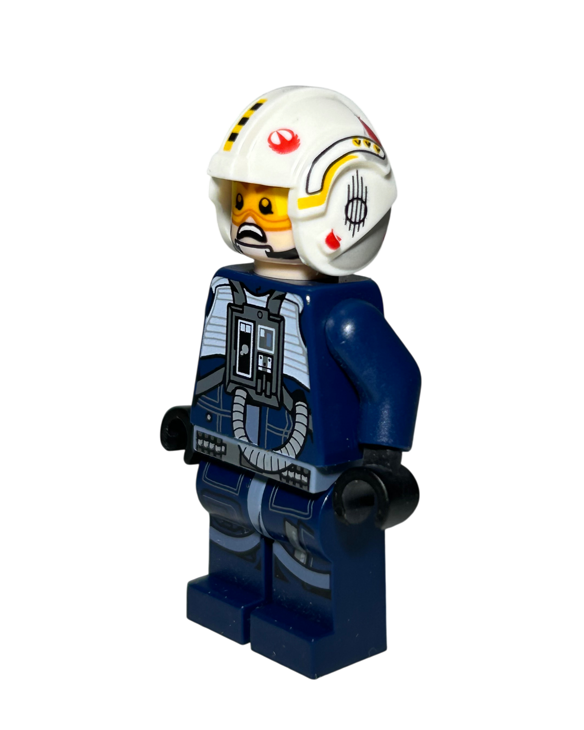 Lego Star Wars Y-Wing Pilot SW0801 Seitenansicht rechts brick2d2