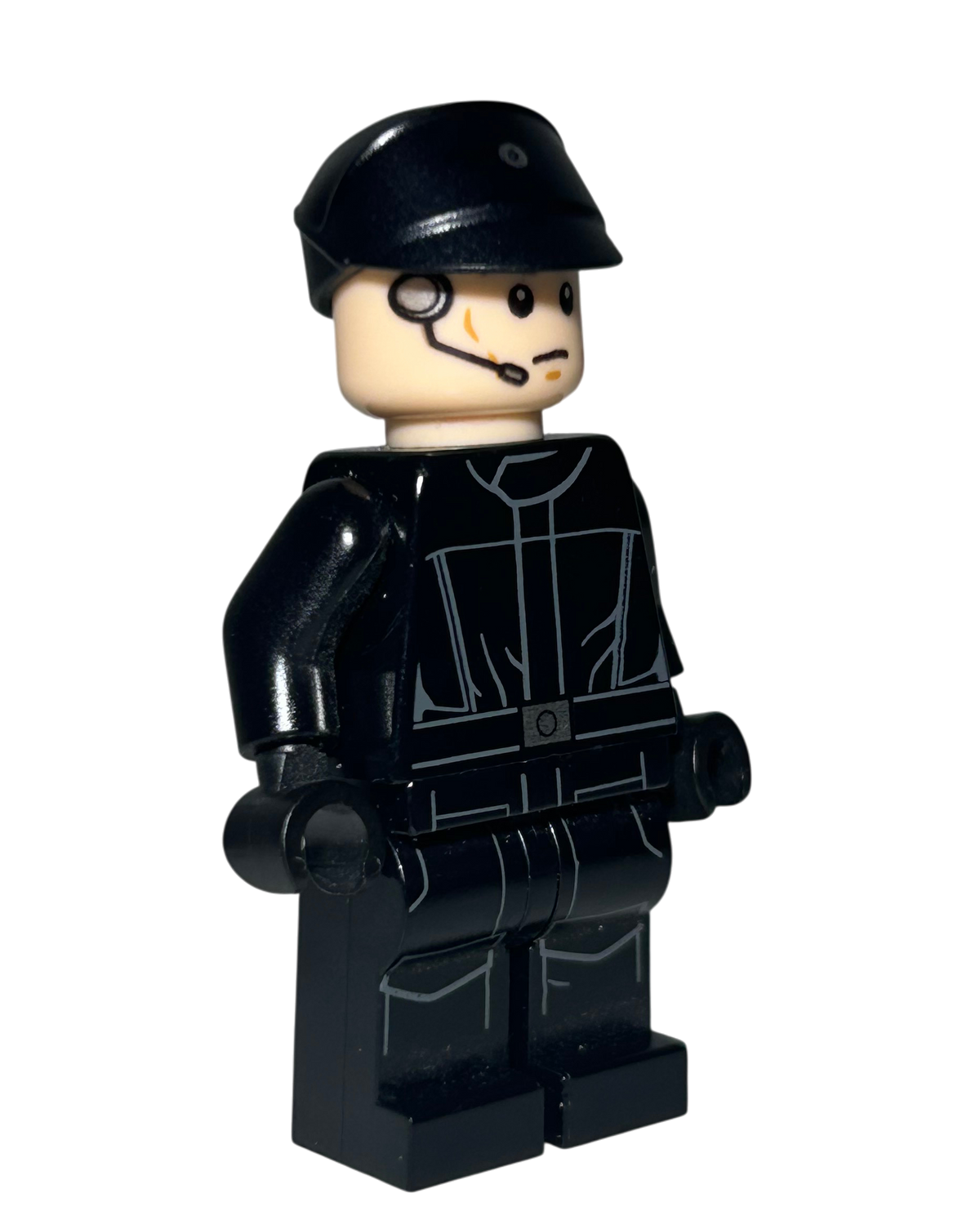 Imperial Shuttle Pilot SW0802 LEGO Star Wars Minifigur Seitenansicht links brick2d2
