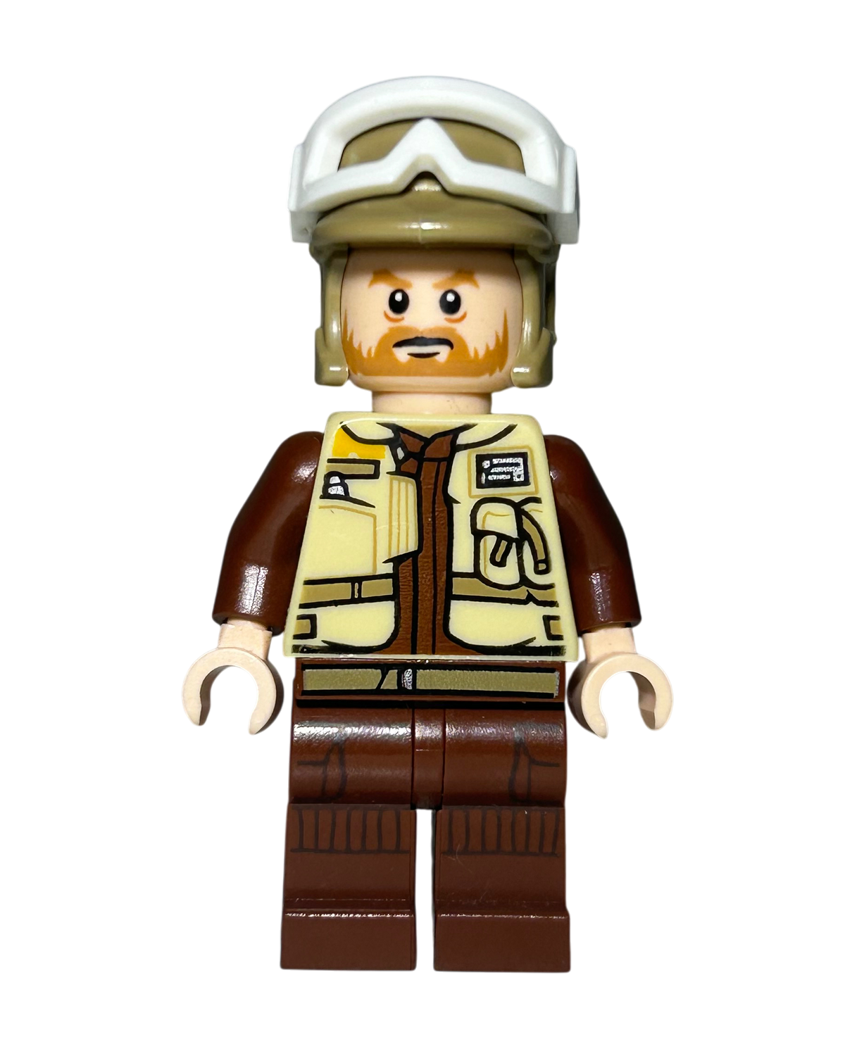 Rebel Trooper braunes Outfit SW0804 LEGO Star Wars Minifigur Vorderansicht brick2d2