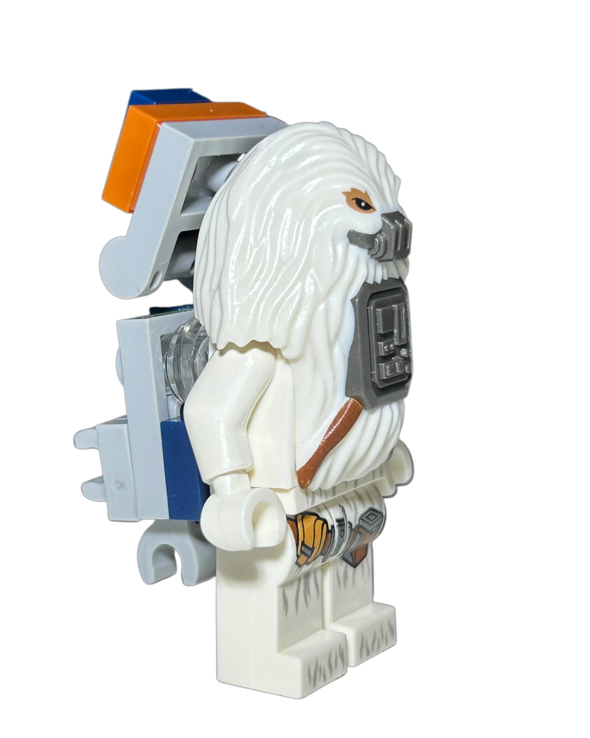 LEGO Star Wars Moroff SW0824 Seitenansicht links mit geformtem Kopf