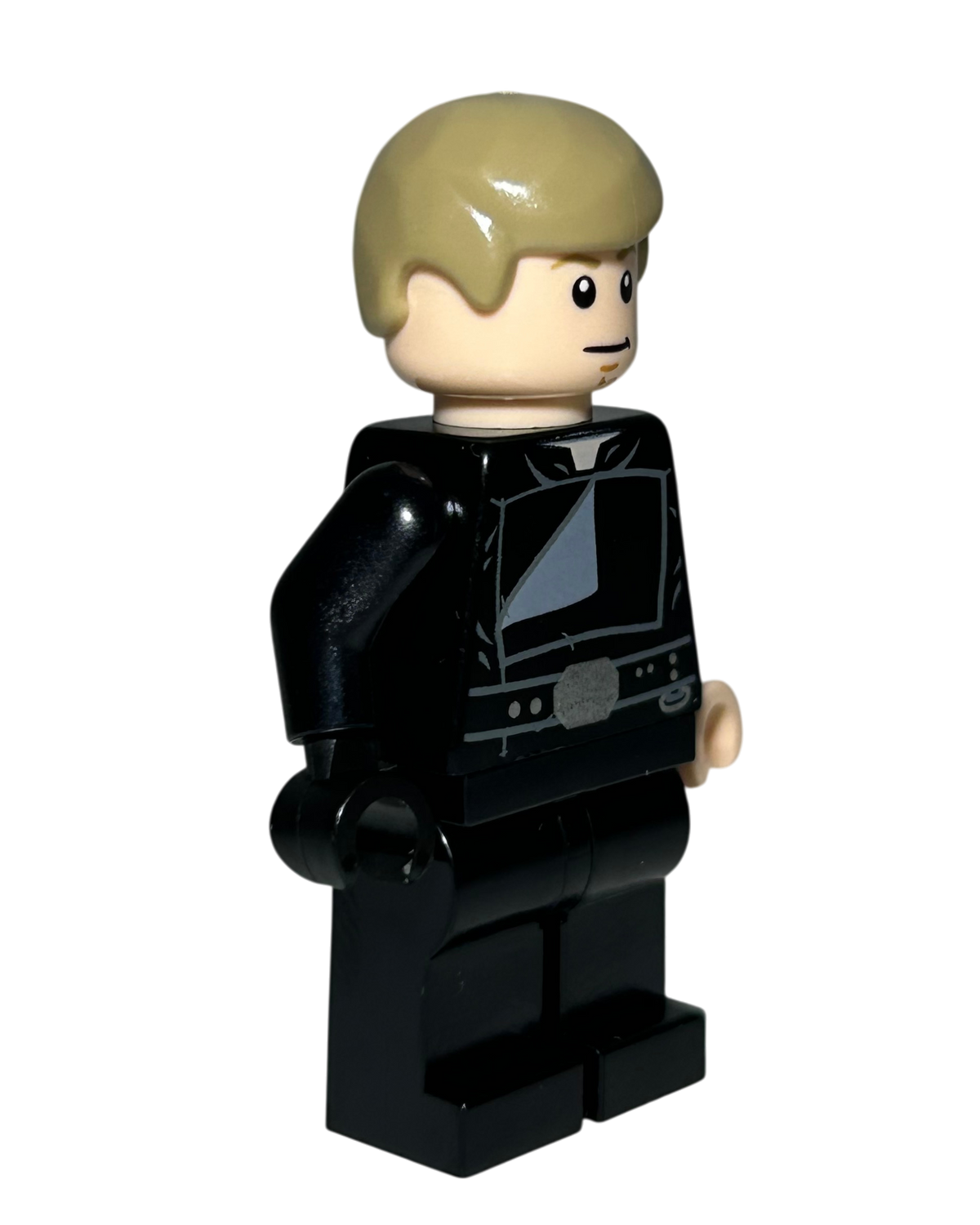 Luke Skywalker Jedi Meister Outfit SW0880 LEGO Star Wars Minifigur Seitenansicht rechts brick2d2