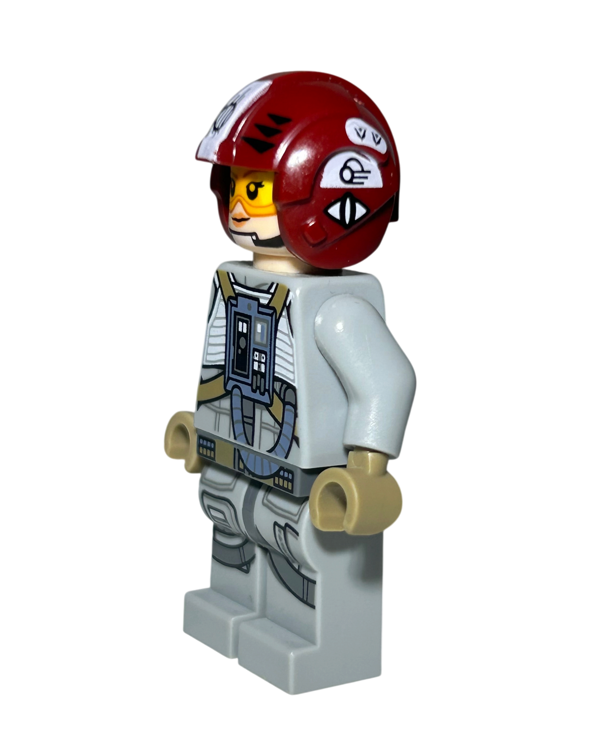 Sandspeeder-Pilotin LEGO Star Wars Minifigur SW0882 Seitenansicht rechts brick2d2