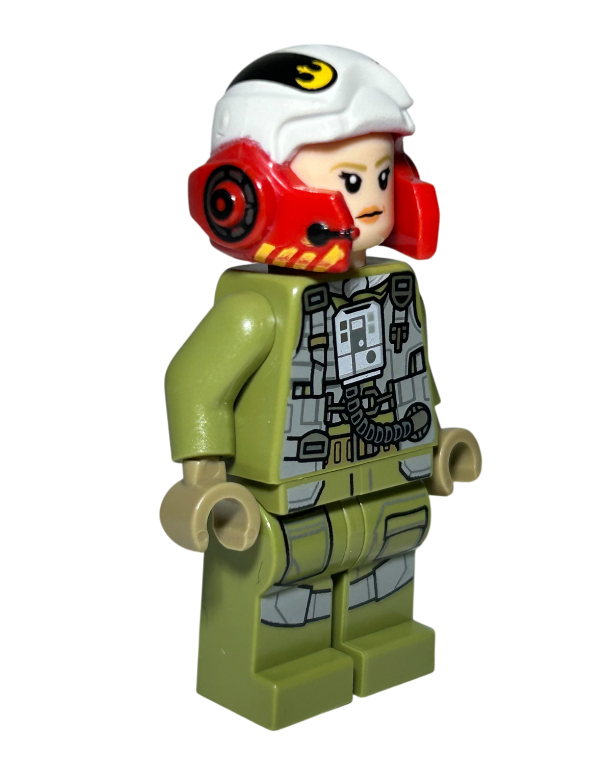 Tallie Lintra A-Wing Pilot SW0884 LEGO Star Wars Minifigur Seitenansicht links brick2d2