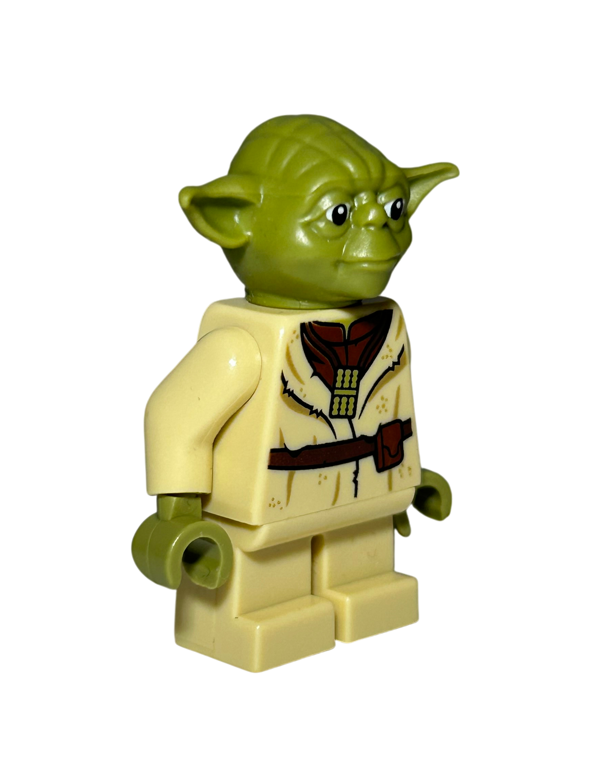 Meister Yoda SW0906 LEGO Star Wars Minifigur Seitenansicht links brick2d2
