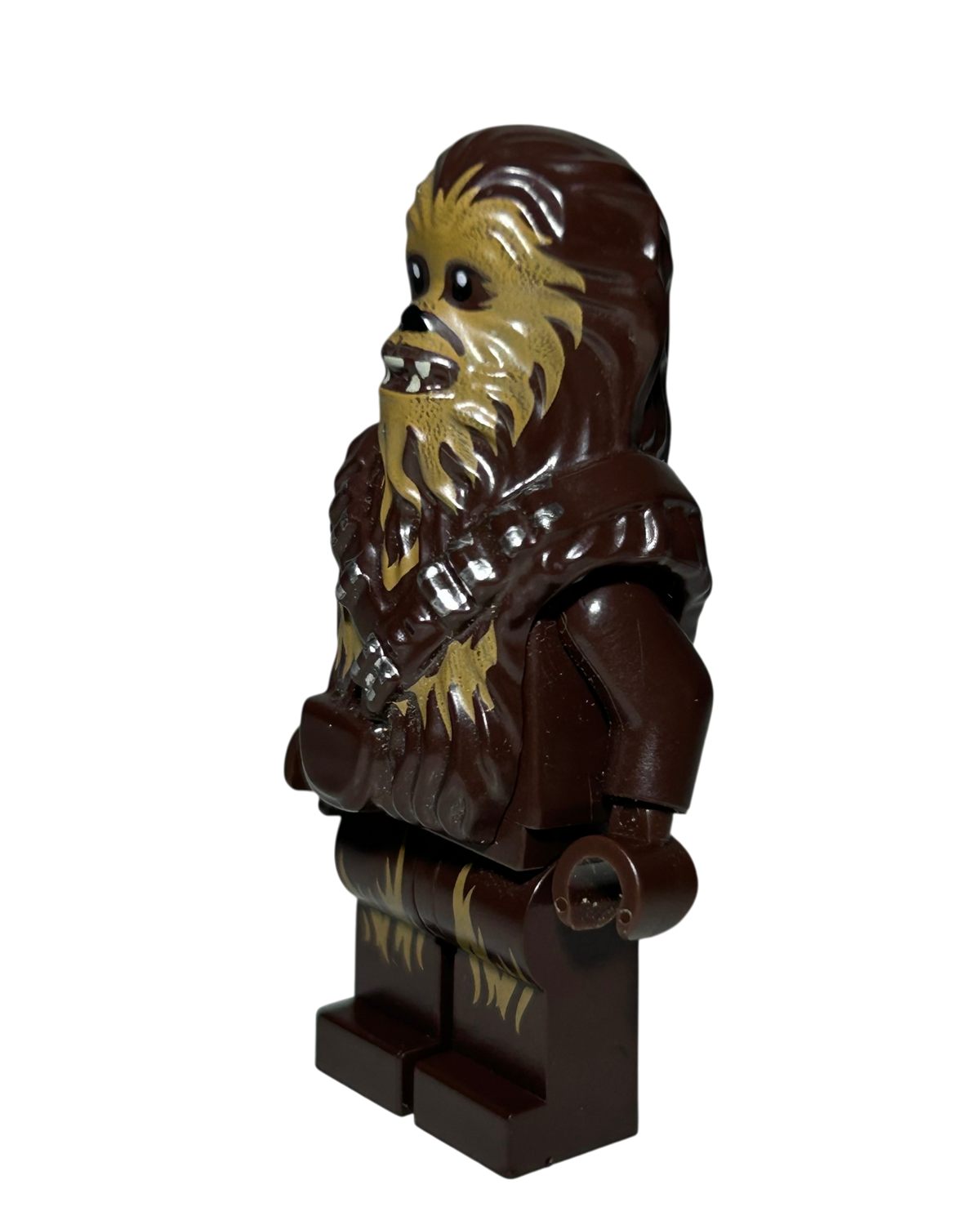 Chewbacca mit Munitionsgurt SW0922 LEGO Star Wars Minifigur Seitenansicht rechts brick2d2