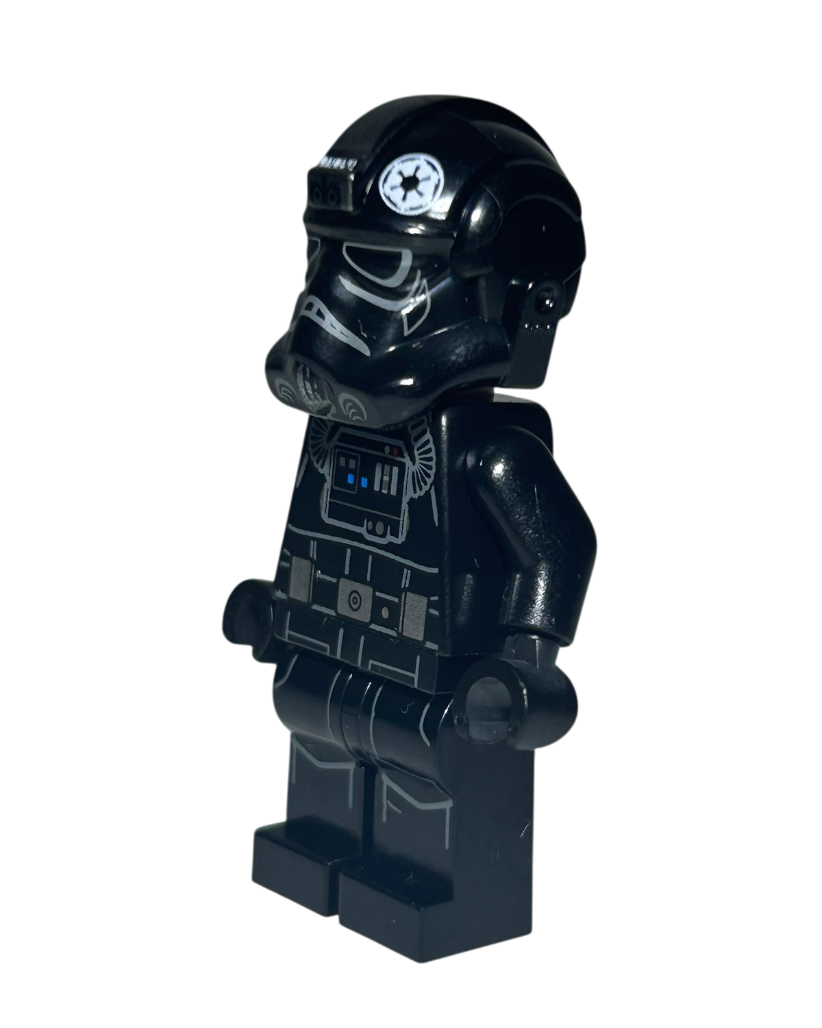Imperial TIE Fighter Pilot SW0926 LEGO Star Wars Minifigur Seitenansicht rechts brick2d2
