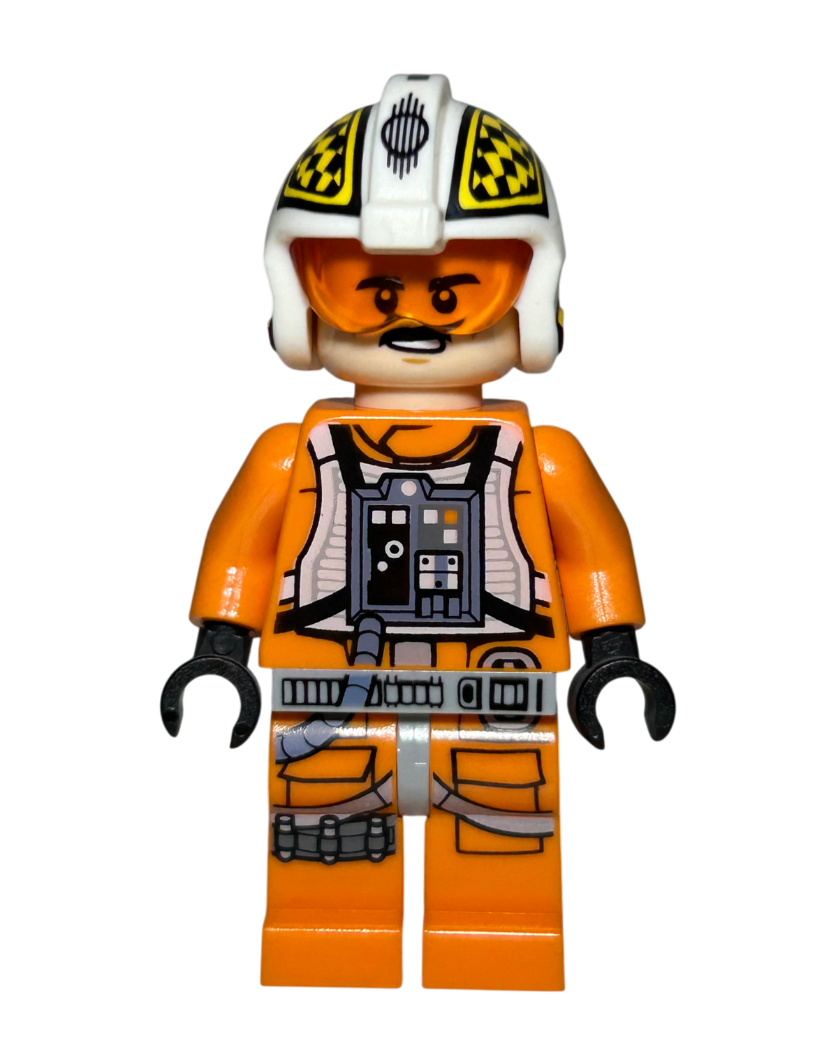 Biggs Darklighter Dual Molded Helmet SW0944 LEGO Star Wars Minifigur Detailansicht brick2d2