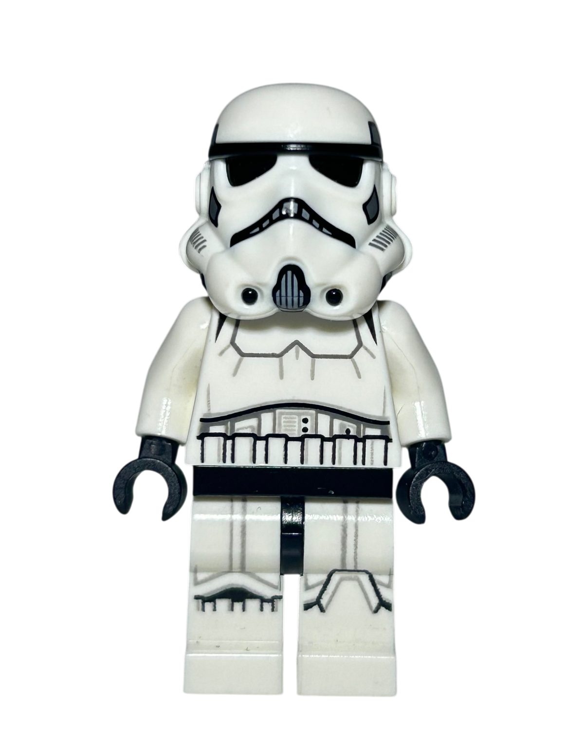 Imperial Stormtrooper SW0997b Dual Molded Helmet LEGO Star Wars Minifigur Vorderansicht brick2d2