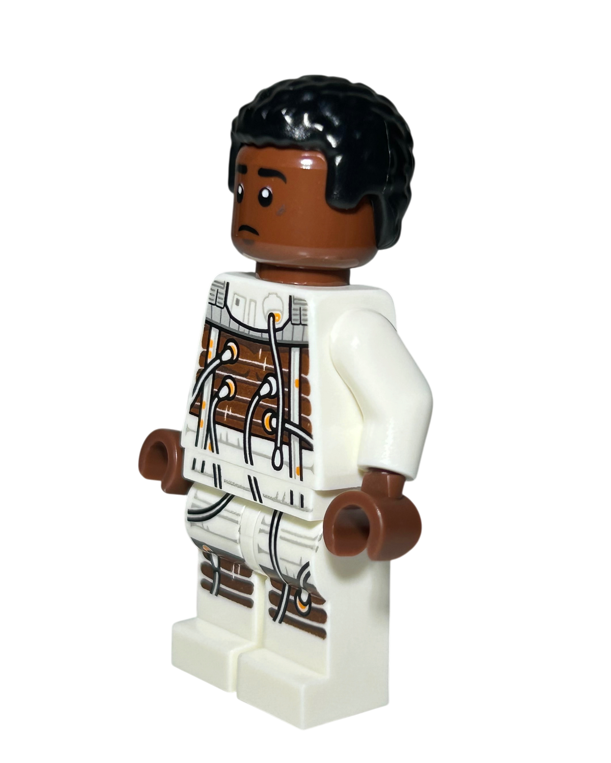 Finn im Bacta-Anzug LEGO Star Wars Minifigur SW1033 Seitenansicht rechts brick2d2