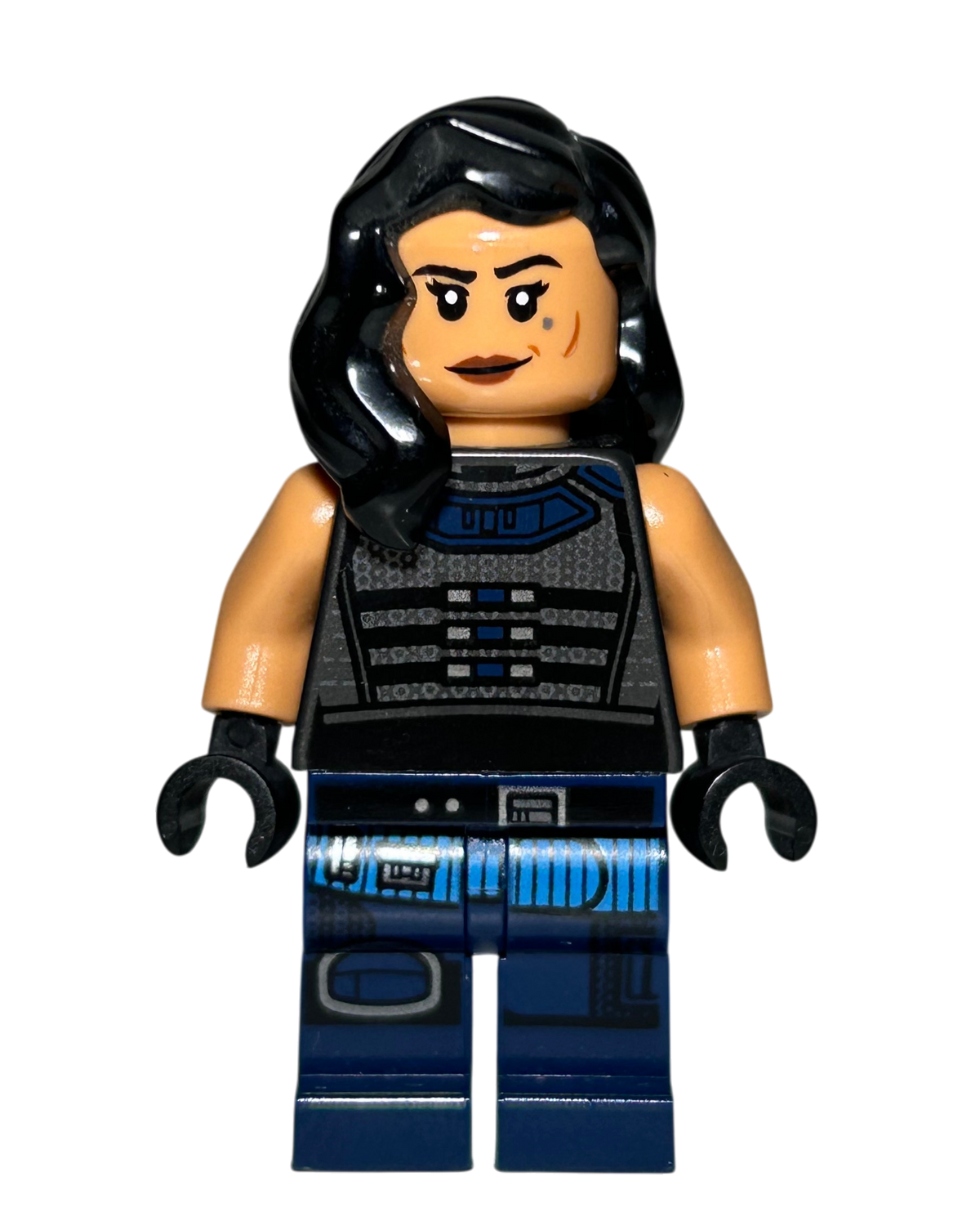 Cara Dune SW1058 LEGO Star Wars Minifigur Vorderansicht brick2d2