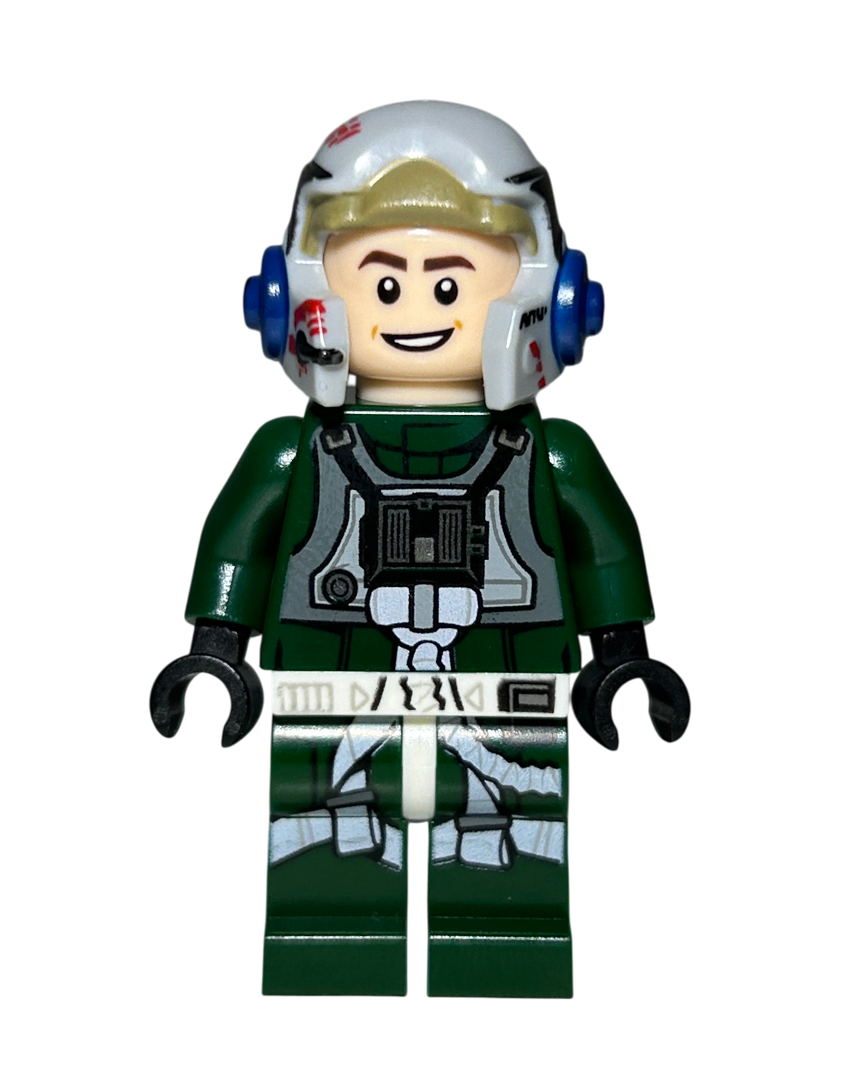 Rebel A Wing Pilot UCS Version SW1092 LEGO Star Wars Minifigur Vorderansicht brick2d2