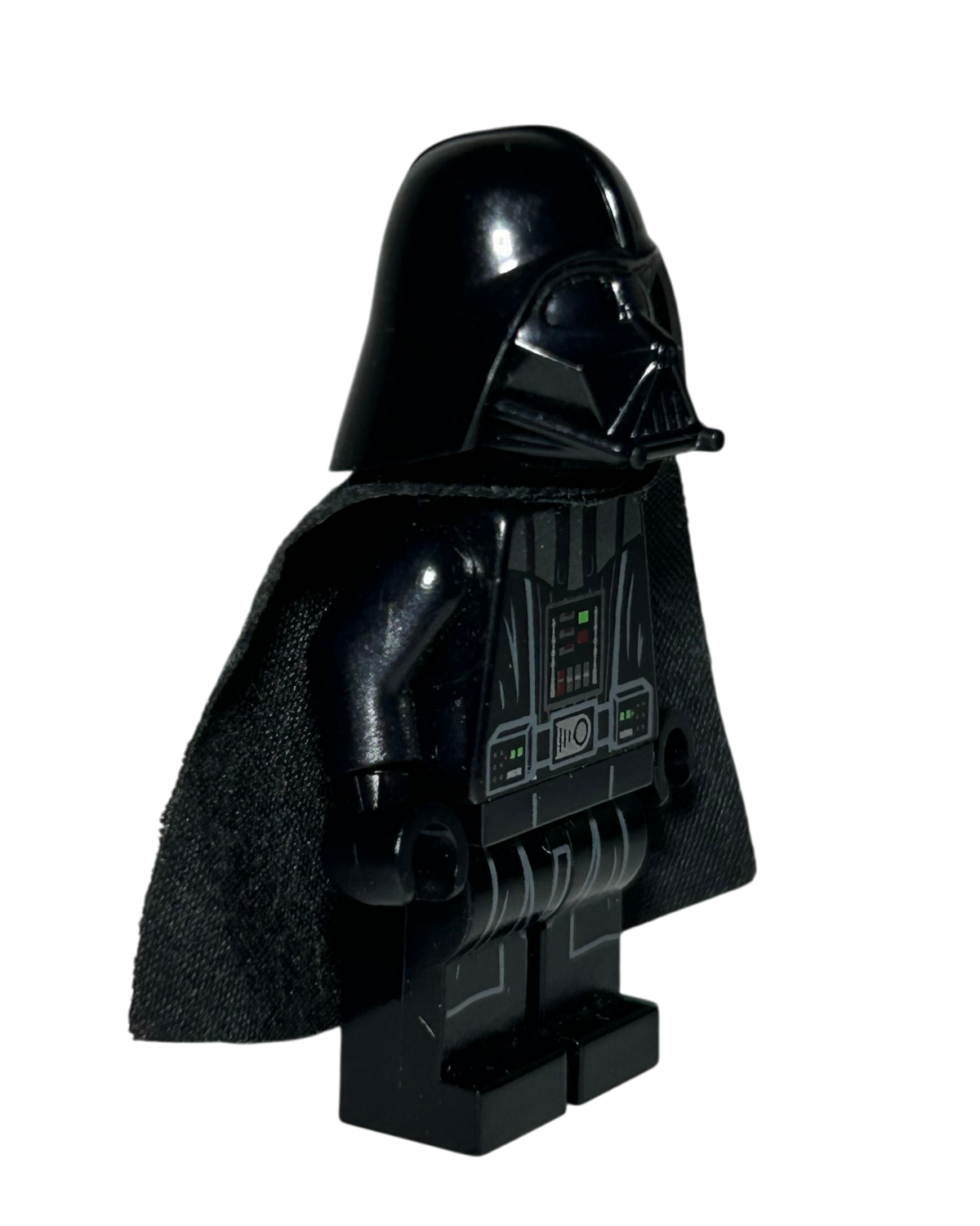 Darth Vader mit Papier Cape SW1106 LEGO Star Wars Minifigur Seitenansicht links brick2d2