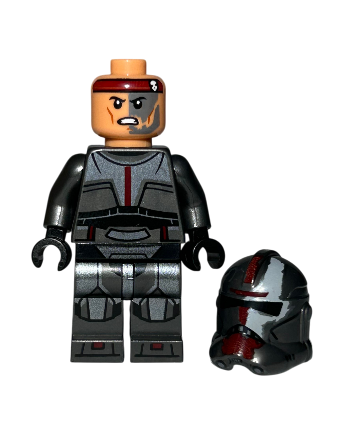 Clone Commando Sergeant Hunter SW1148 LEGO Star Wars Minifigur Detailansicht