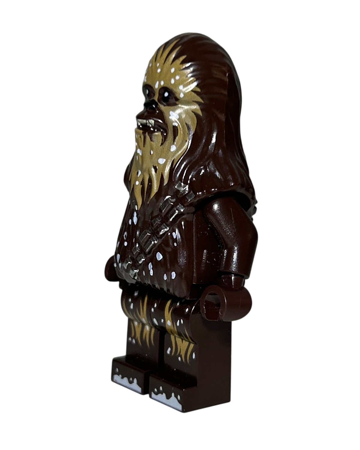 Chewbacca SW1184 Schneeflocken LEGO Star Wars Minifigur Seitenansicht rechts brick2d2