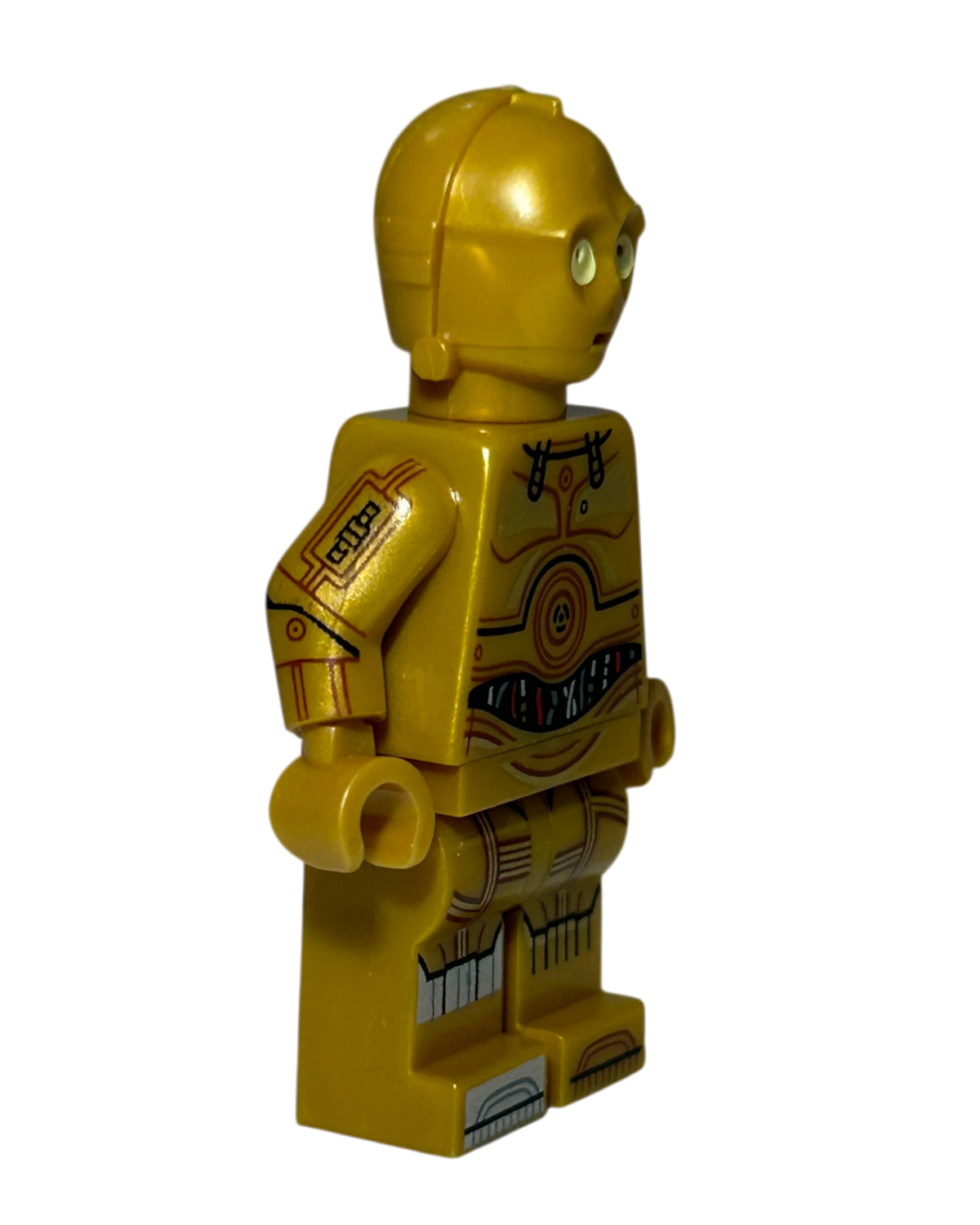 C-3PO SW1201 LEGO Star Wars Minifigur Seitenansicht