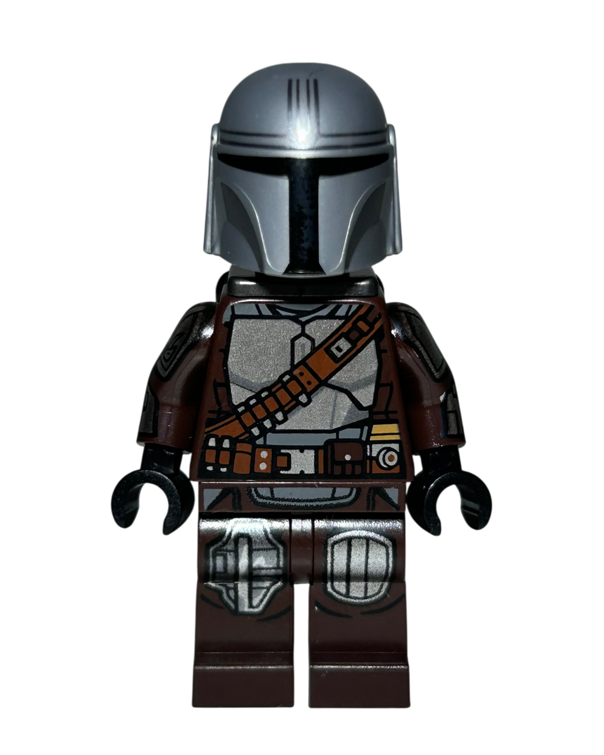 The Mandalorian Din Djarin SW1258 LEGO Star Wars Minifigur Vorderansicht brick2d2