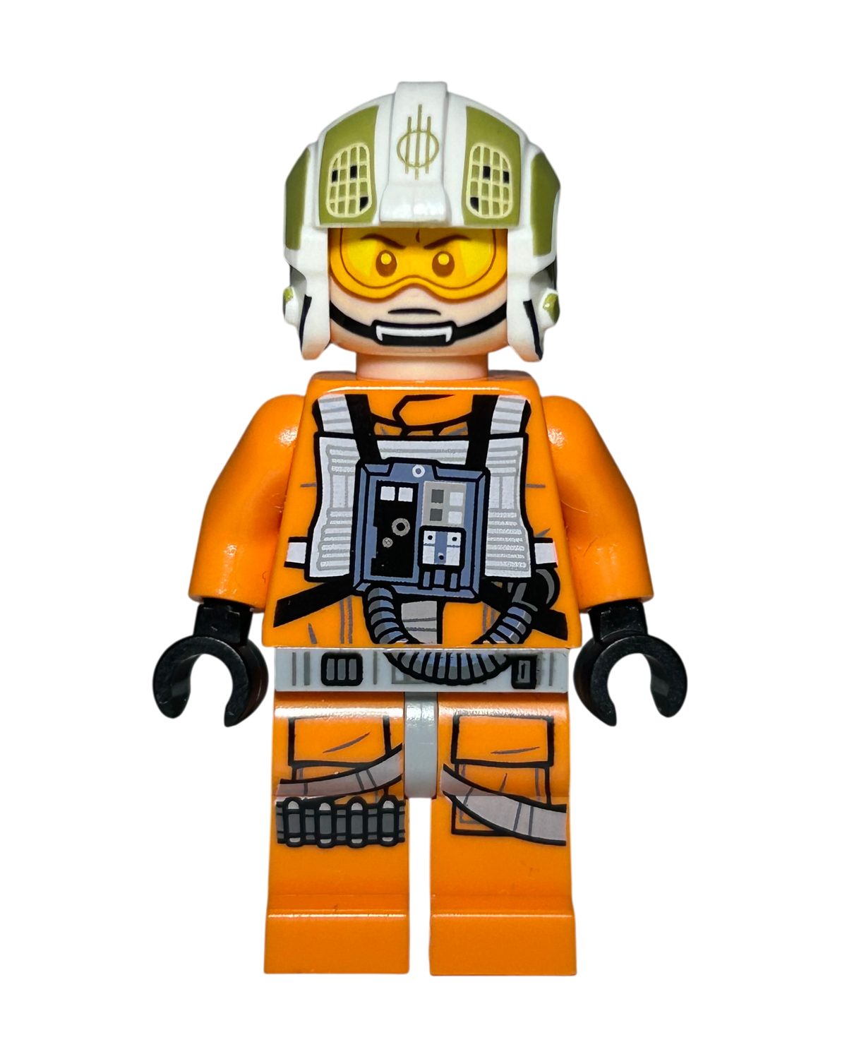 Y Wing Pilot John Dutch Vander SW1279 LEGO Star Wars Minifigur Detailansicht brick2d2