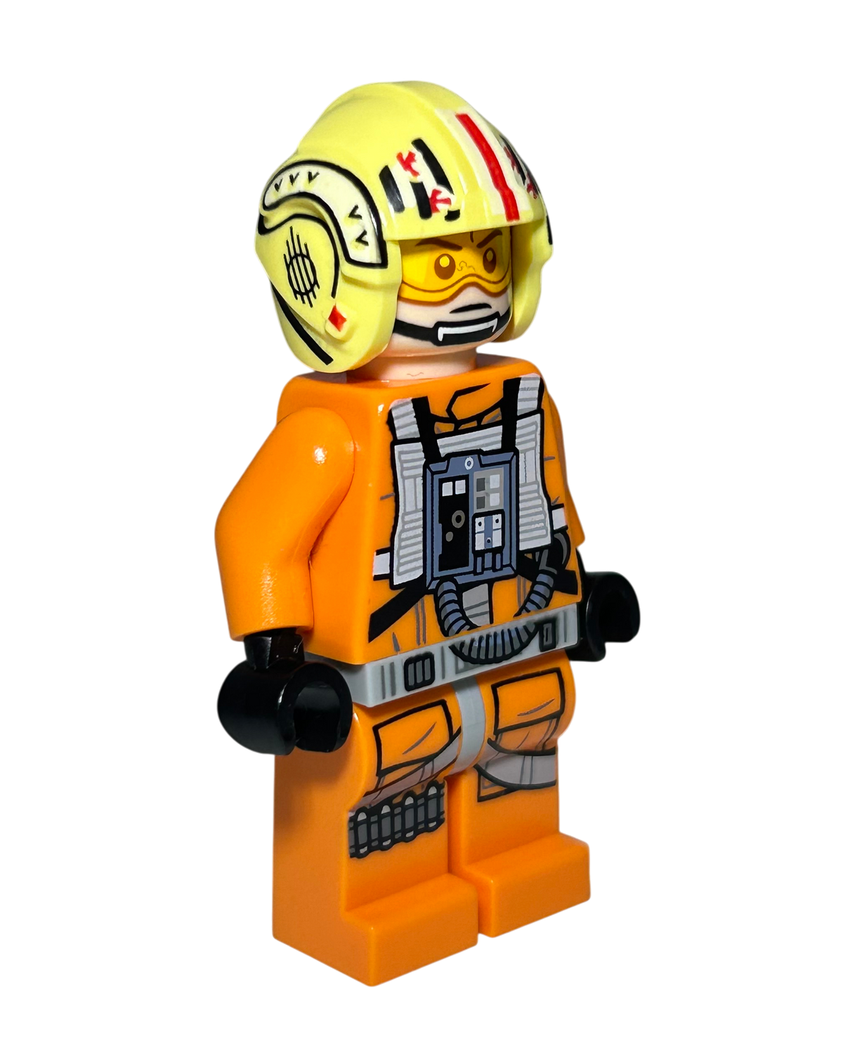 Garven Dreis Y Wing Pilot SW1281 LEGO Star Wars Minifigur Seitenansicht links brick2d2