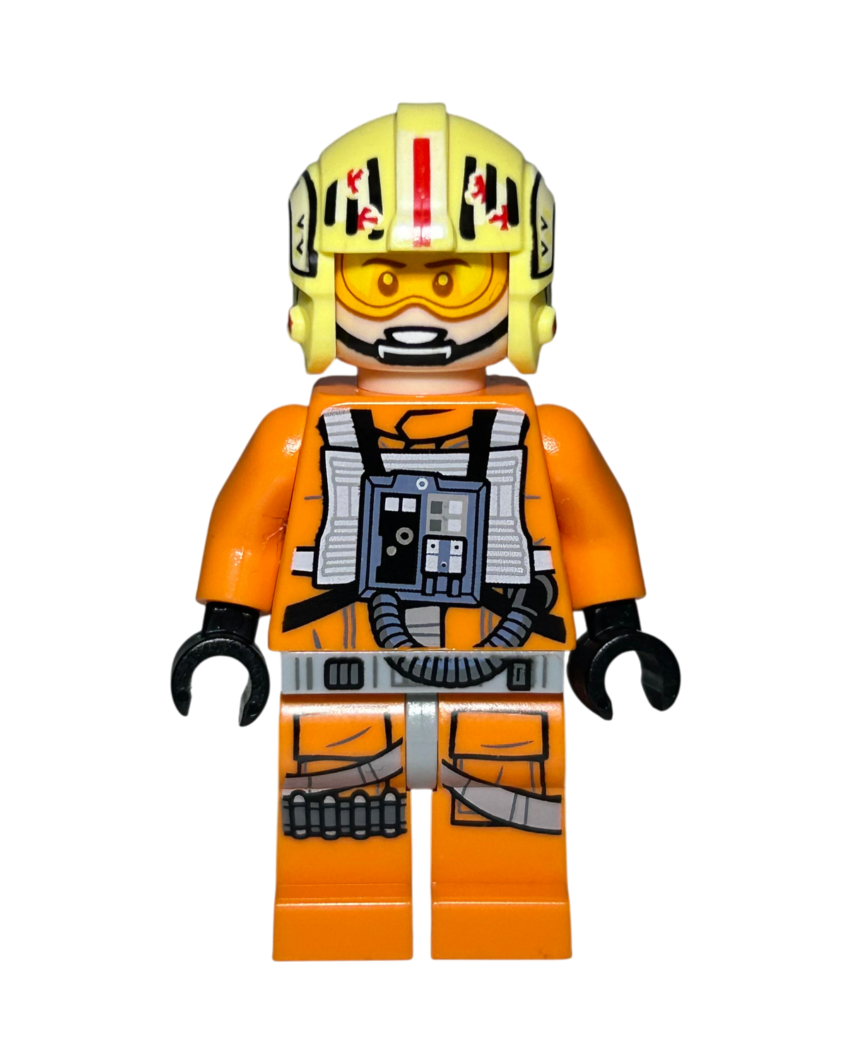 Garven Dreis Y Wing Pilot SW1281 LEGO Star Wars Minifigur Detailansicht brick2d2