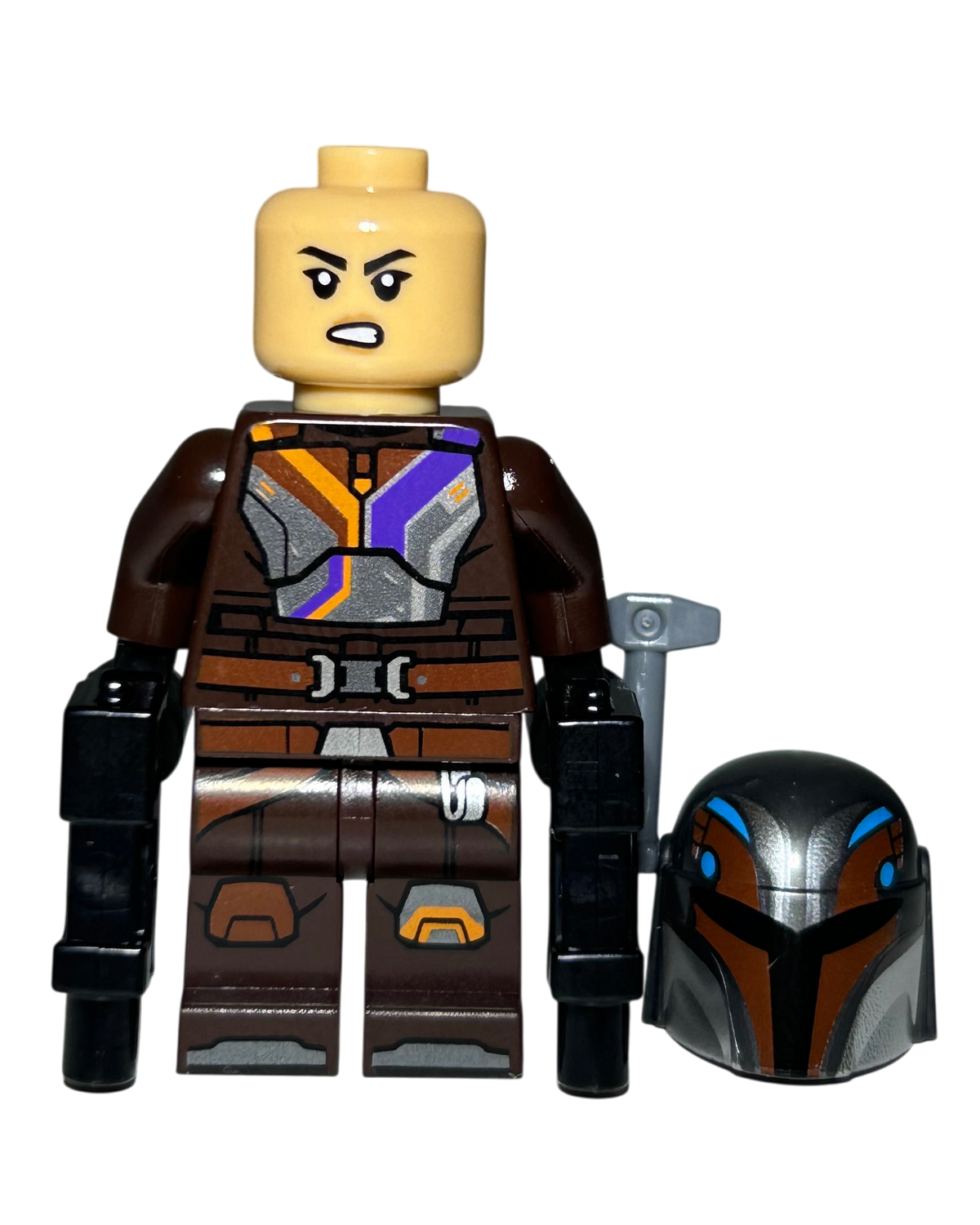 Sabine Wren SW1302 LEGO Star Wars Minifigur ohne Helm Detailansicht brick2d2