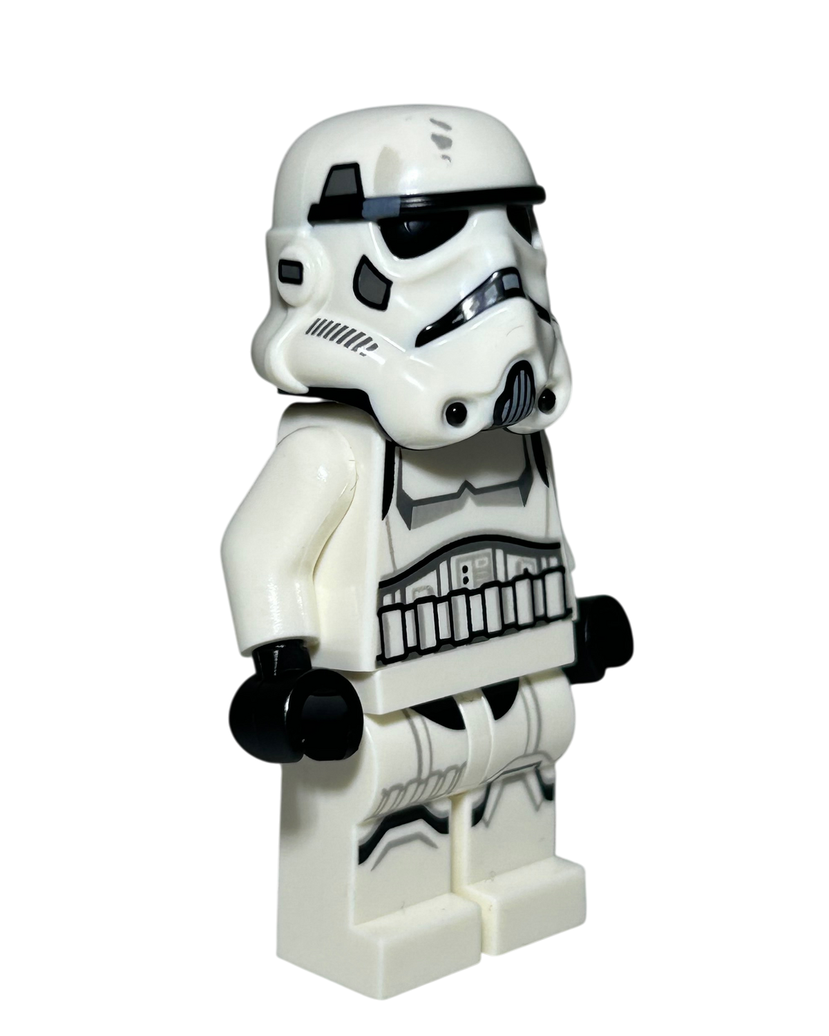 Imperial Stormtrooper SW1327 LEGO Star Wars Minifigur mit Fehldruck Seitenansicht links brick2d2