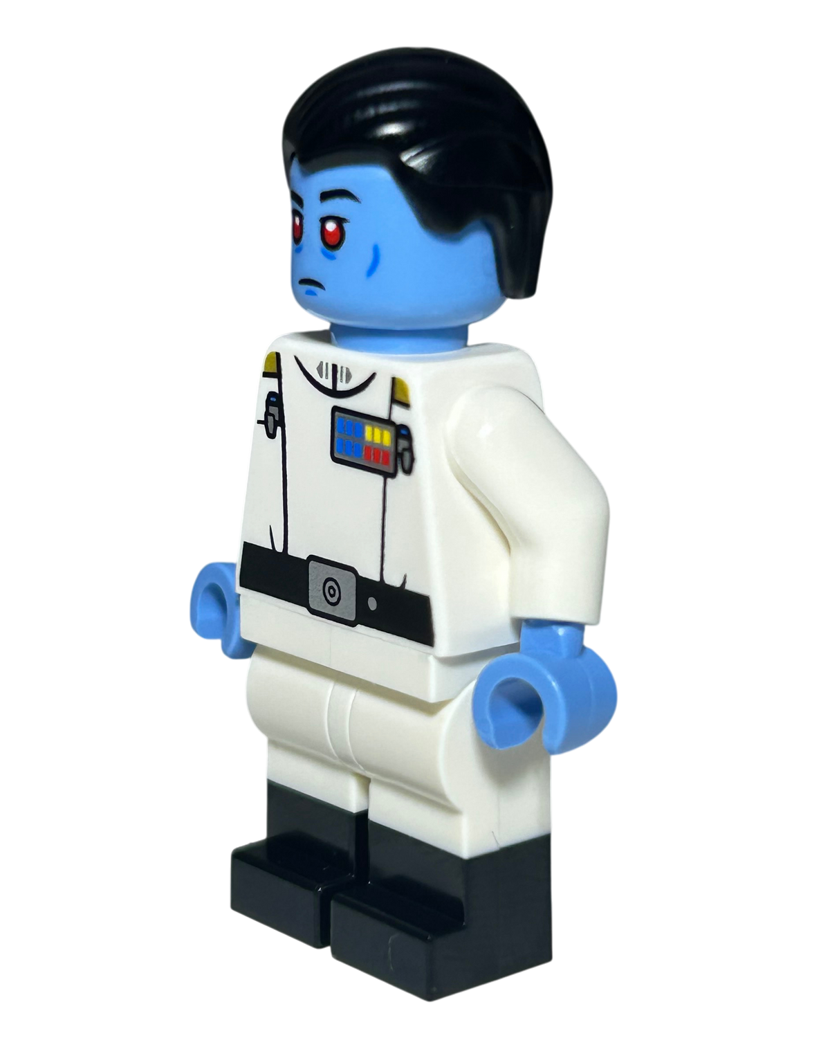 LEGO Star Wars Minifigur Admiral Thrawn SW1356 Seitenansicht rechts brick2d2