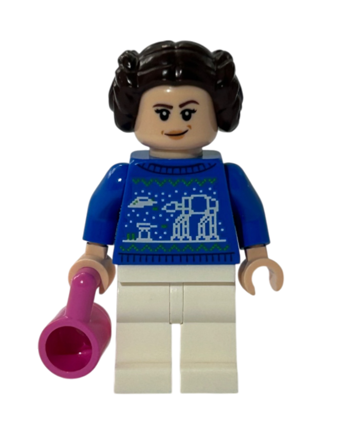 Lego Star Wars Minifigur Prinzessin Leia Holiday Sweater Outfit SW1381