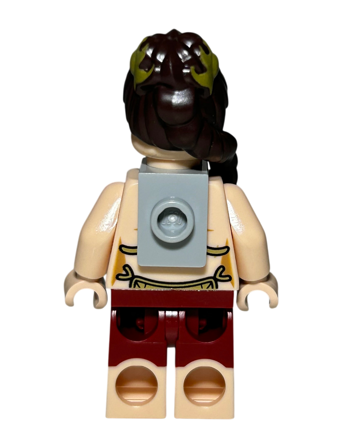 Prinzessin Leia SW1389 LEGO Star Wars Minifigur Jabba Palace Outfit Rückansicht brick2d2