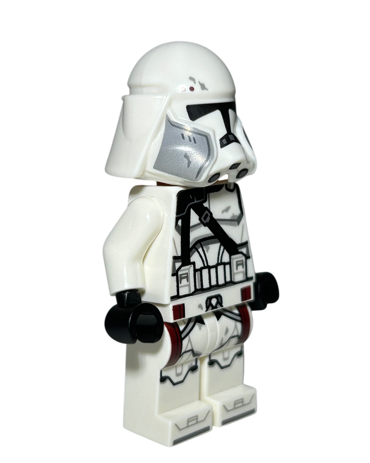 Commander Bacara SW1431 LEGO Star Wars Minifigur Seitenansicht links Brick2D2