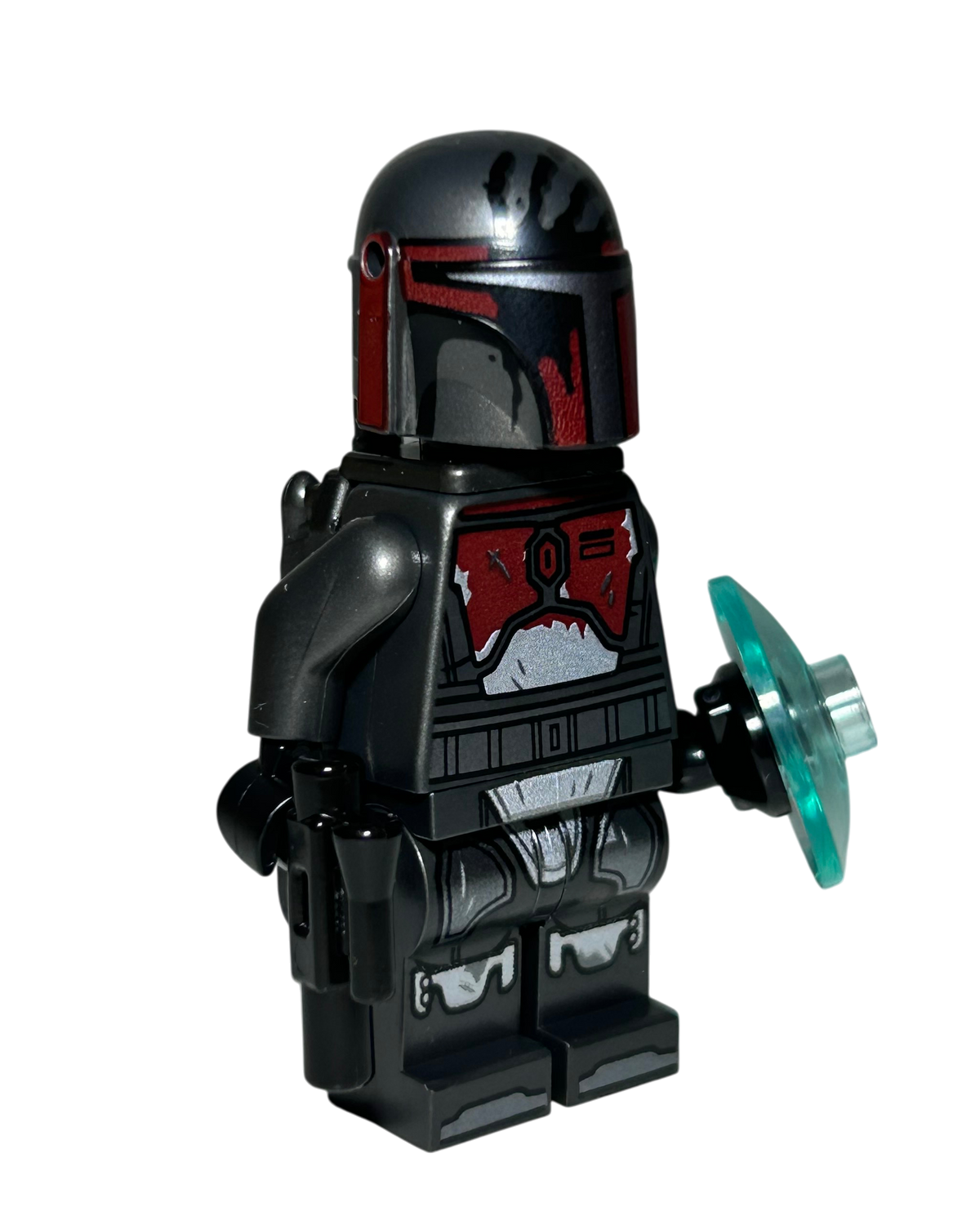 Mandalorian Super Commando Männlich SW1486 LEGO Star Wars Minifigur Seitenansicht links brick2d2