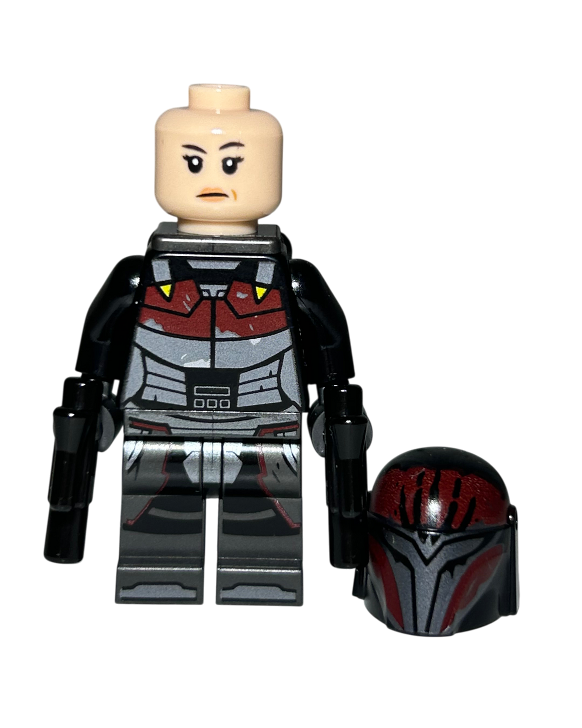 Mandalorian Super Commando Weiblich SW1487 LEGO Star Wars Minifigur Detailansicht brick2d2