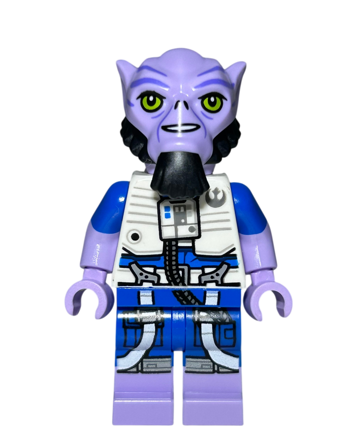 Garazeb Zeb Orrelios SW1527 LEGO Star Wars Minifigur Vorderansicht brick2d2