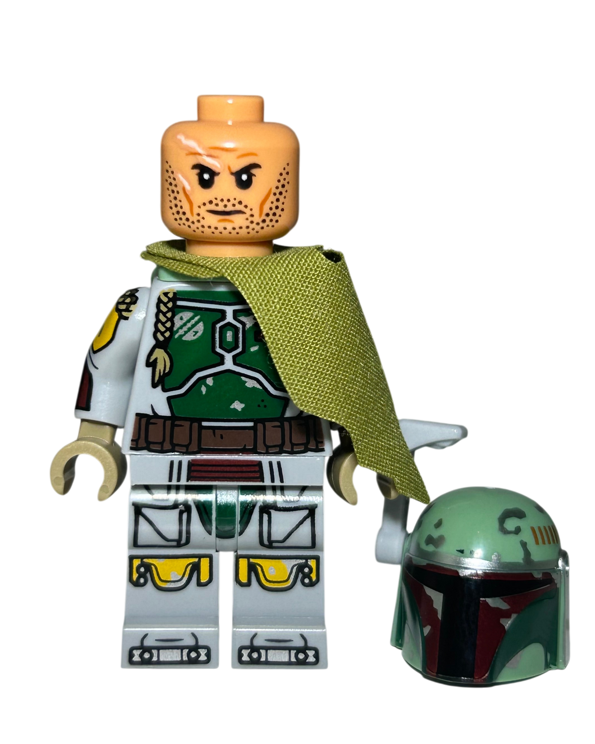 Boba Fett SW1538 LEGO Star Wars Minifigur mit Jetpack Detailansicht Brick2D2