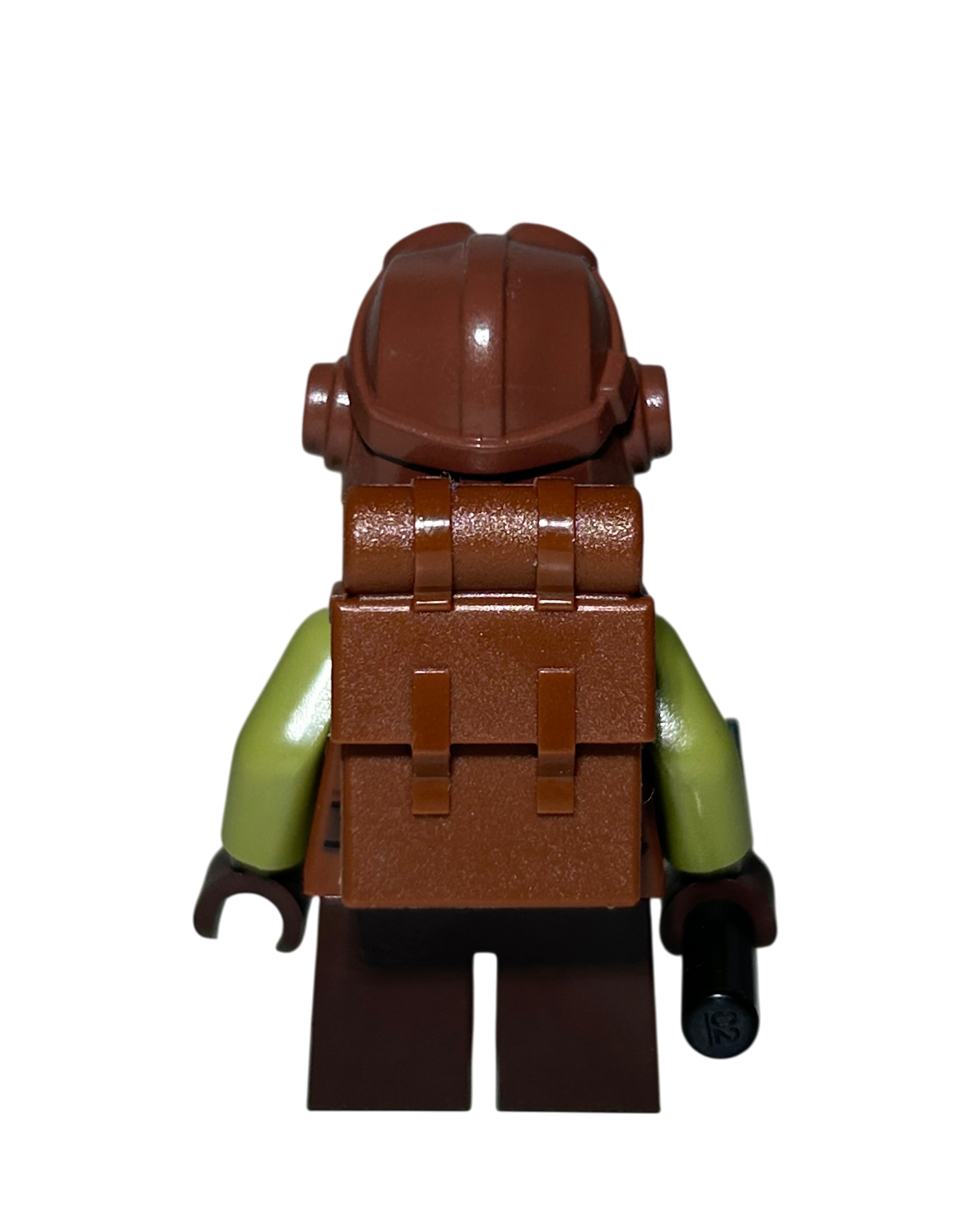Kuiil SW1543 LEGO Star Wars Minifigur mit Rucksack Rückansicht brick2d2