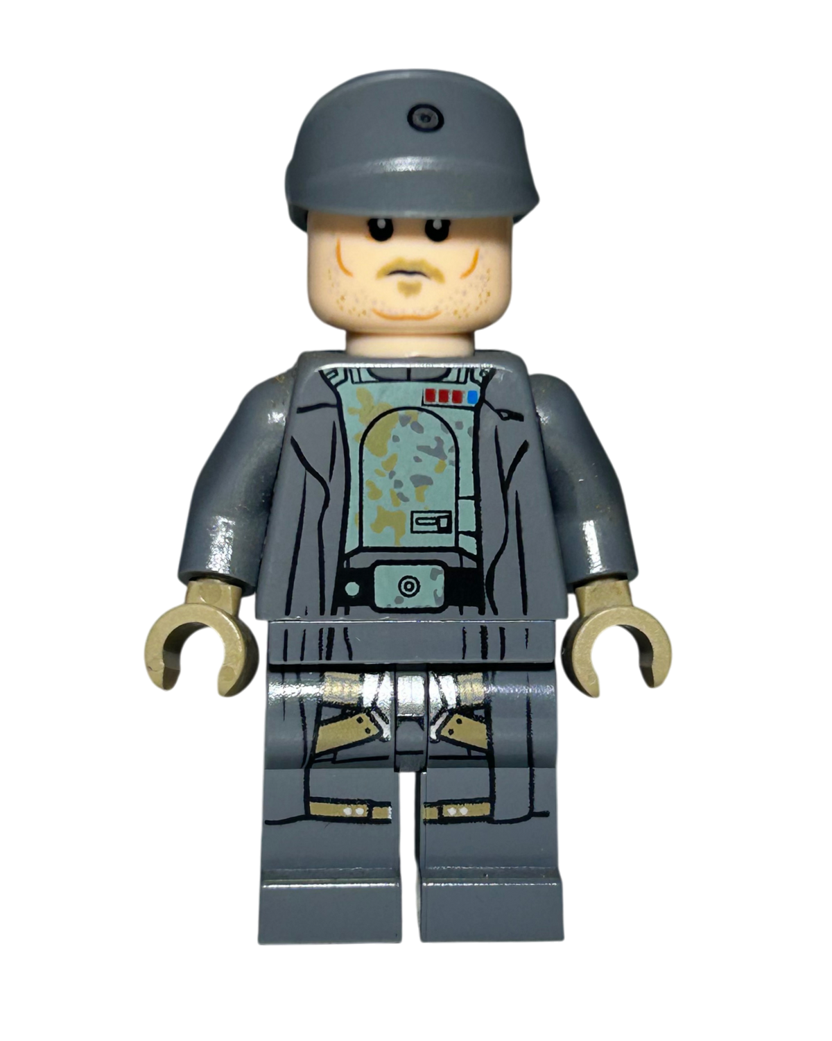 LEGO Star Wars Minifigur Tobias Beckett Mudtrooper Outfit SW0919 Vorderansicht – Brick2D2