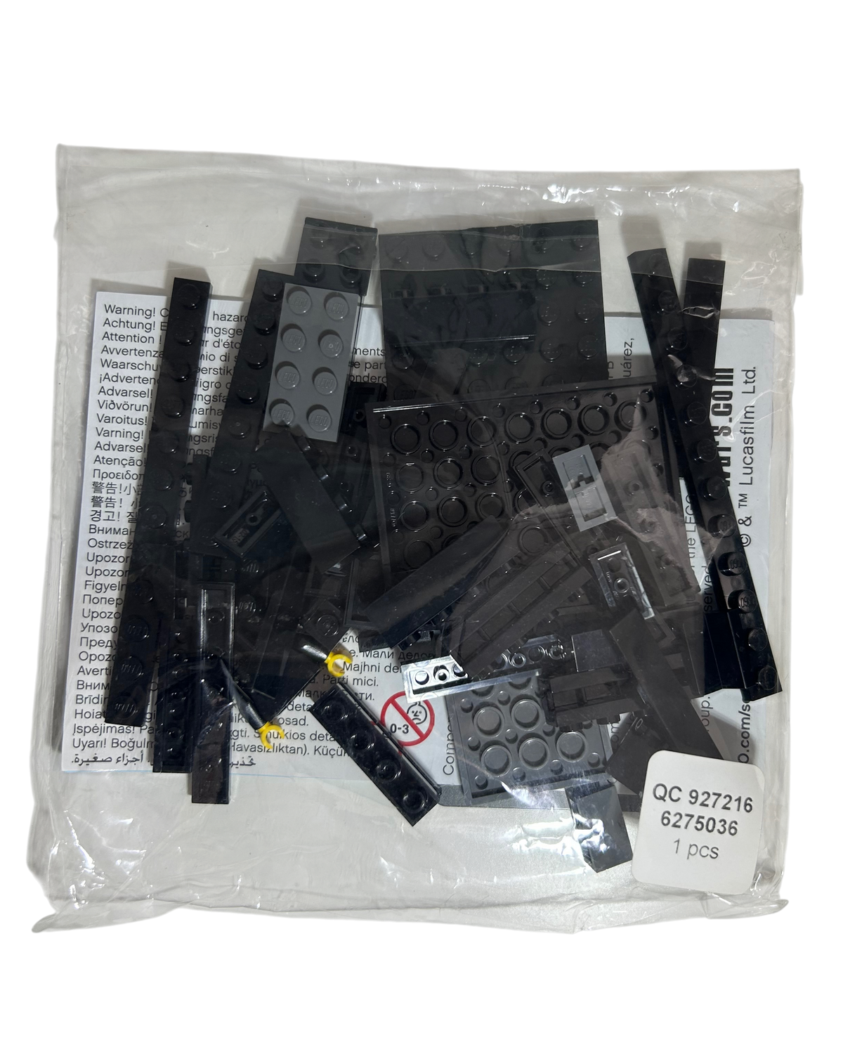 Original LEGO Star Wars VIP Frame 5005747 Disney Limited Polybag NEU OVP Rückansicht Brick2d2