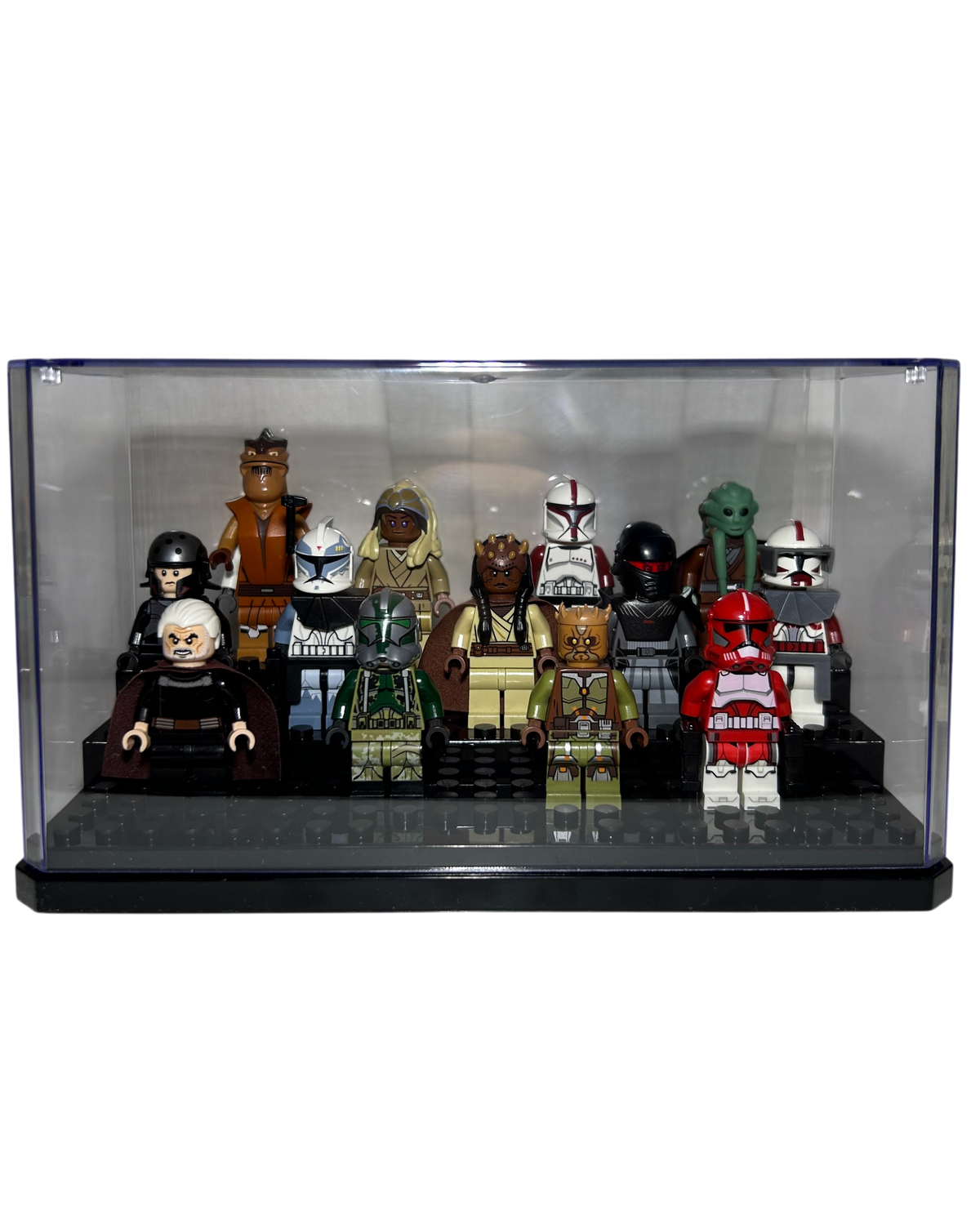 Minifigur Display Kasten groß LEGO Star Wars Gesamtansicht brick2d2