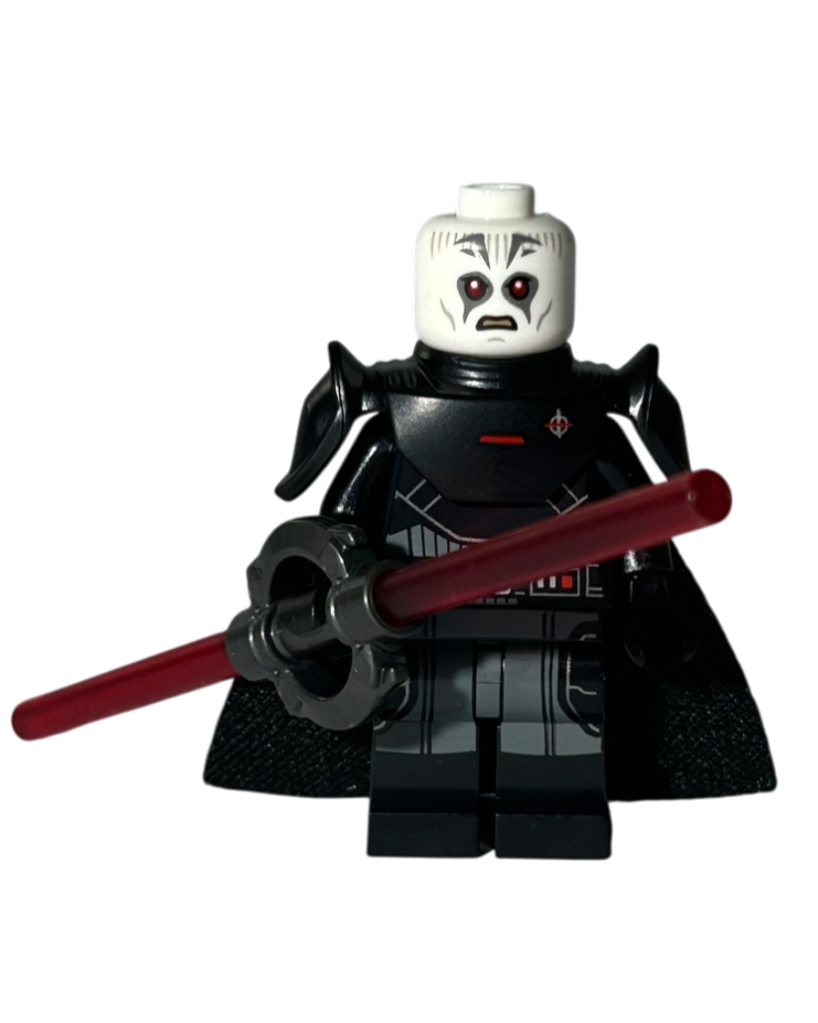 Grand Inquisitor SW1222 LEGO Star Wars Minifigur mit Lichtschwert erste Detailansicht brick2d2