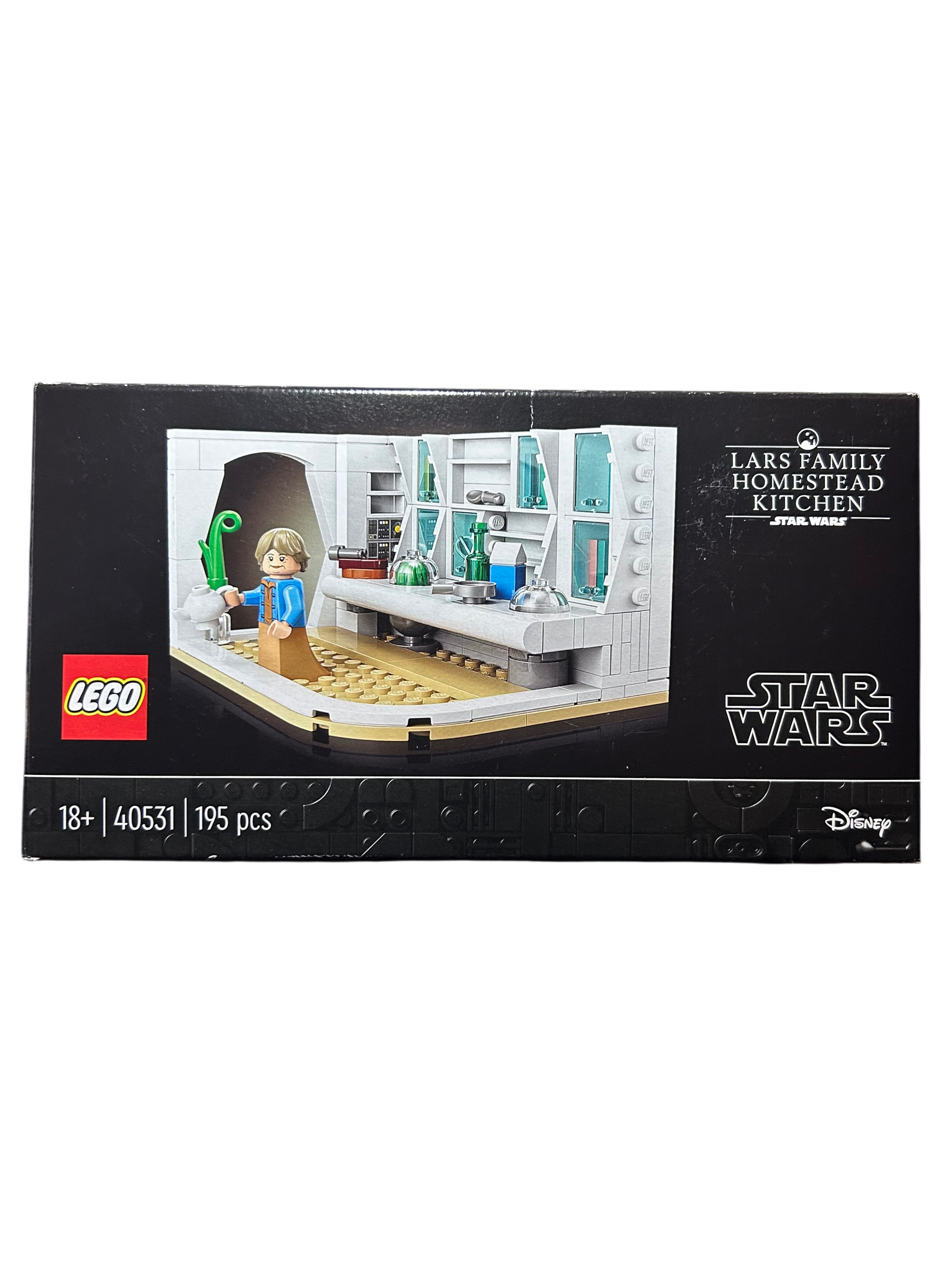 Lars Family Homestead Kitchen 40531 LEGO Star Wars Set NEU OVP Vorderansicht brick2d2