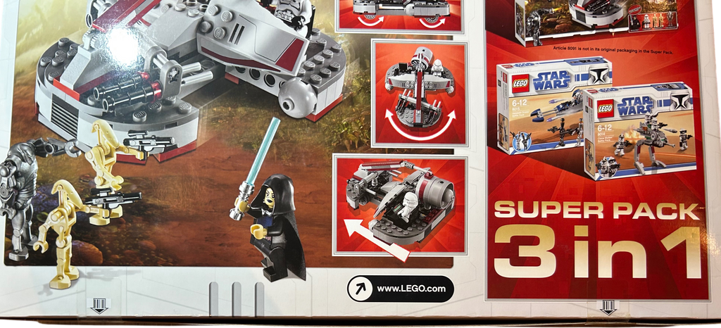 LEGO Star Wars Super Pack 3 in 1 66341 Neu & Ovp