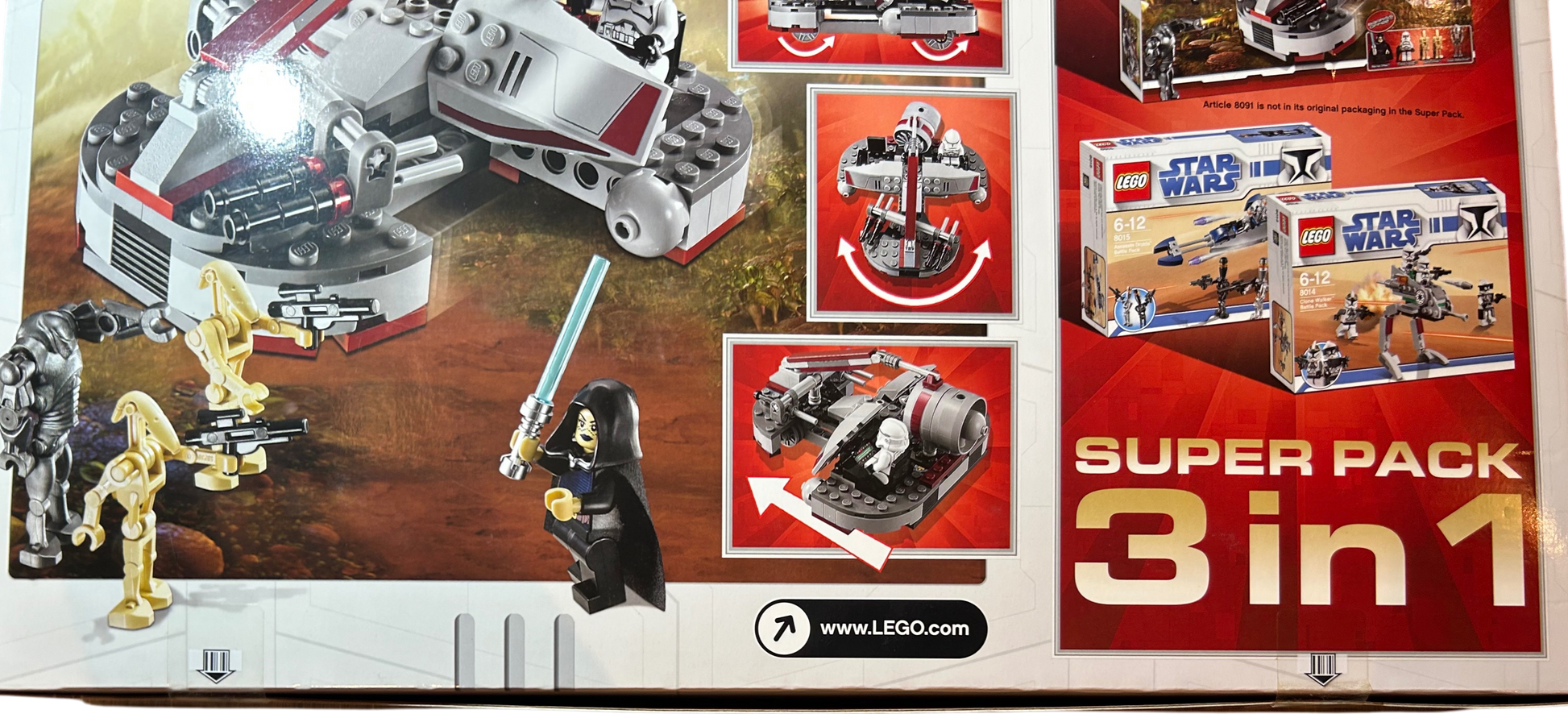 LEGO Star Wars Super Pack 3 in 1 66341 Neu & Ovp