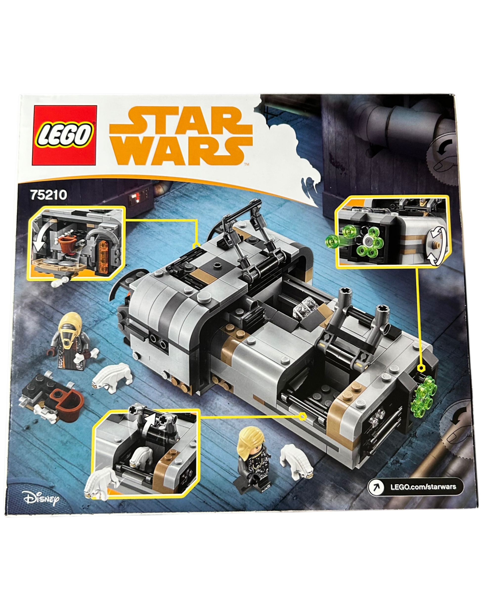 Moloch’s Landspeeder 75210 LEGO Star Wars Set Rückansicht