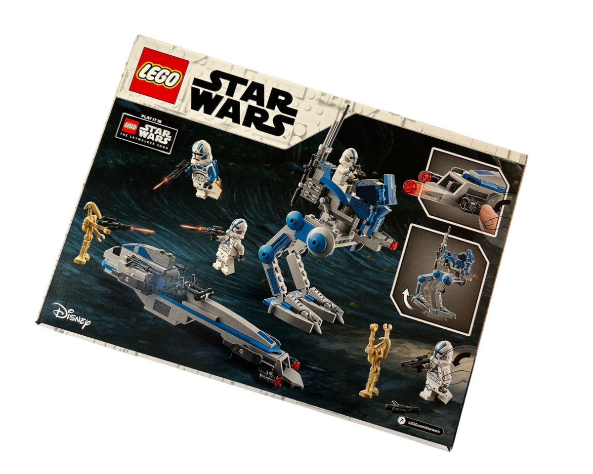 501st Legion Clone Trooper 75280 LEGO Star Wars Rückansicht