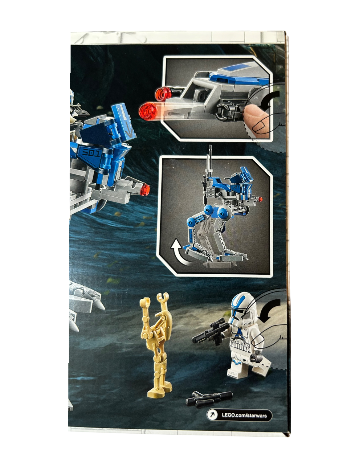 501st Legion Clone Trooper 75280 LEGO Star Wars Detailansicht