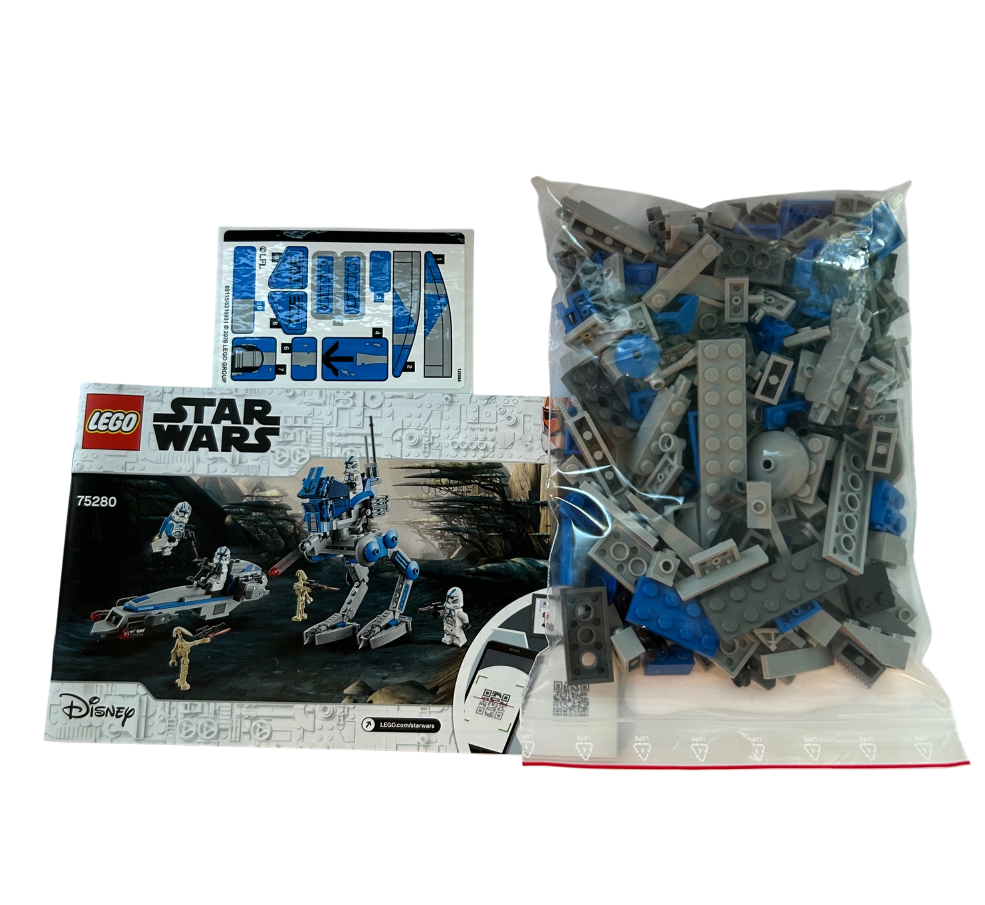 Lego Star Wars Clone Troopers der 501. Legion 75280 OHNE MINIFIGUREN