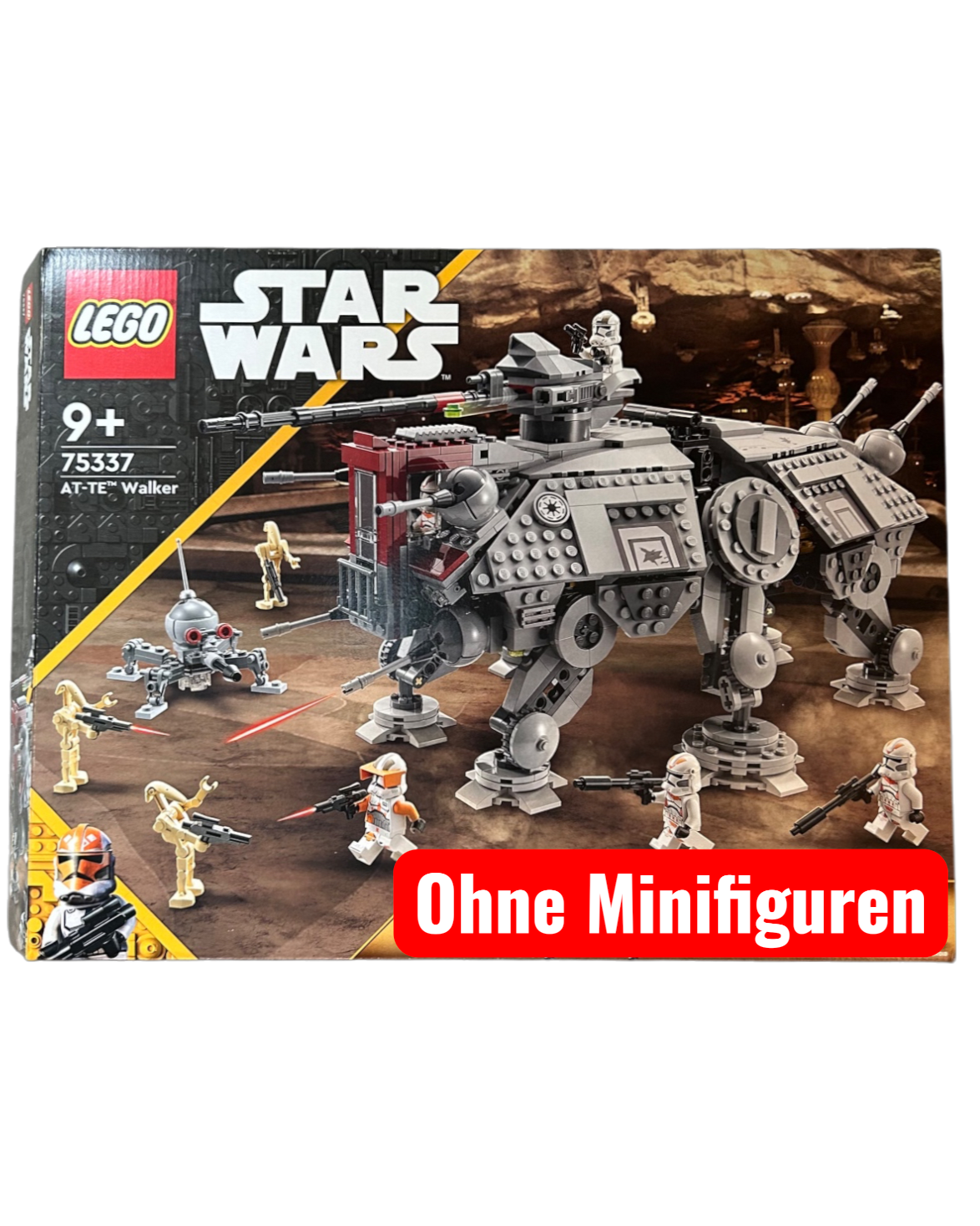 Lego Star Wars AT-TE Walker 75337 ohne Minifiguren ohne OVP Vorderansicht brick2d2