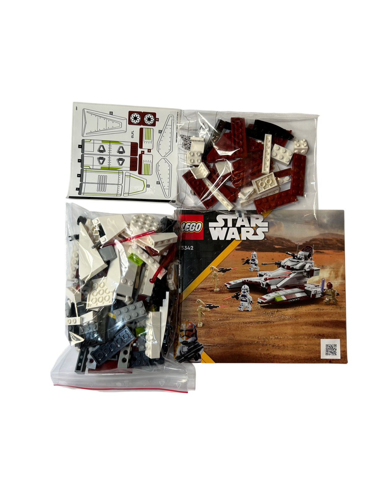 Republic Fighter Tank 75342 LEGO Star Wars Set ohne Minifiguren Detailansicht brick2d2