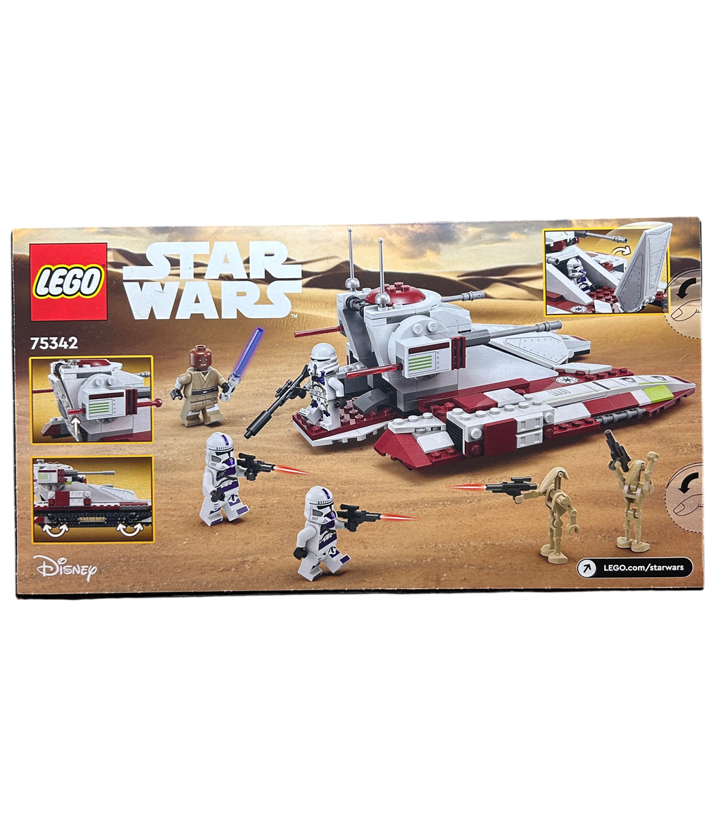 Republic Fighter Tank 75342 LEGO Star Wars Set ohne Minifiguren Rückansicht brick2d2