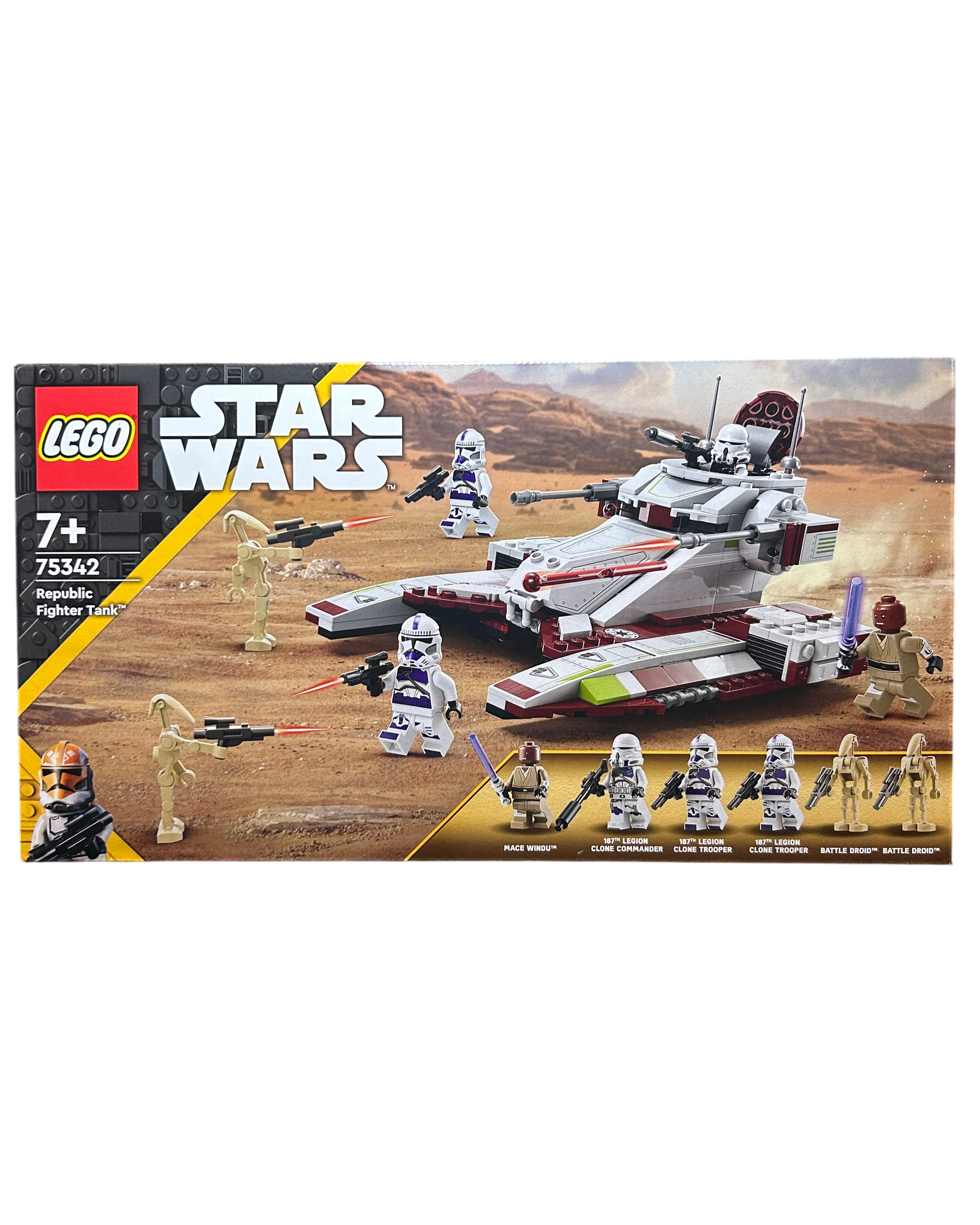 Republic Fighter Tank 75342 LEGO Star Wars Set ohne Minifiguren Vorderansicht brick2d2